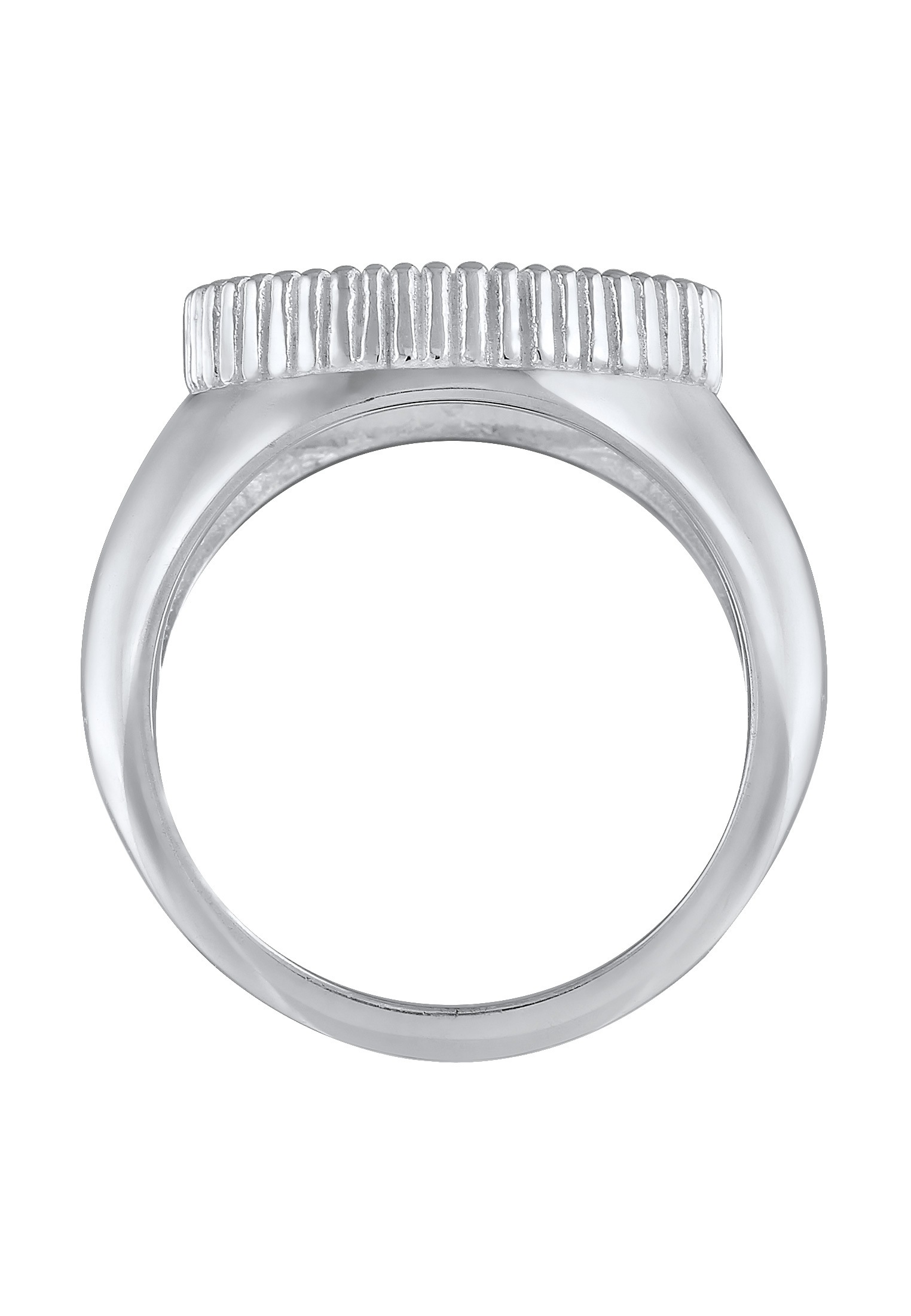 Kuzzoi Silberring »Ring Herren Siegelring Evil Eye Schutzsymbol 925 Silber«