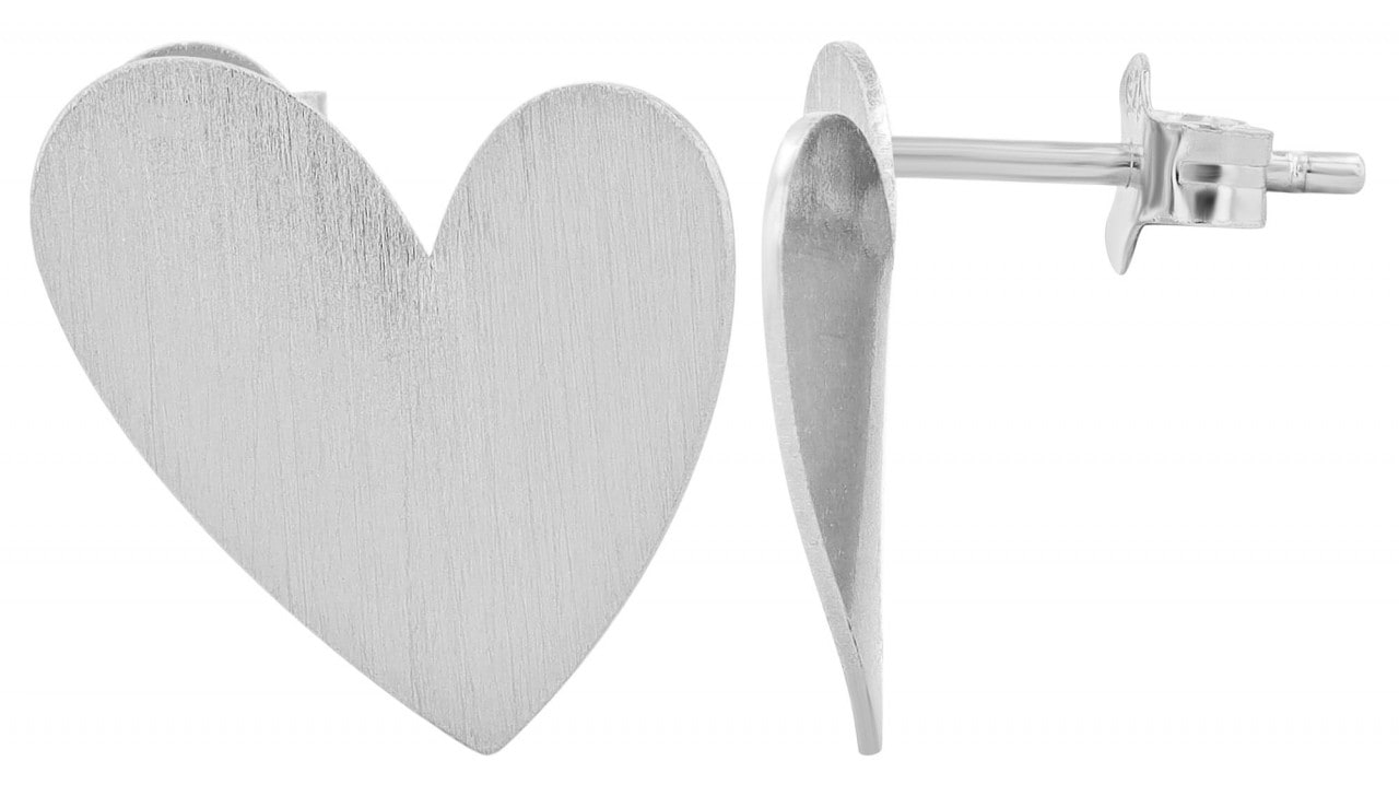 Adelia´s Paar Ohrstecker »Adelia's Damen Ohrstecker aus 925 Sterling Silber mit Herz«