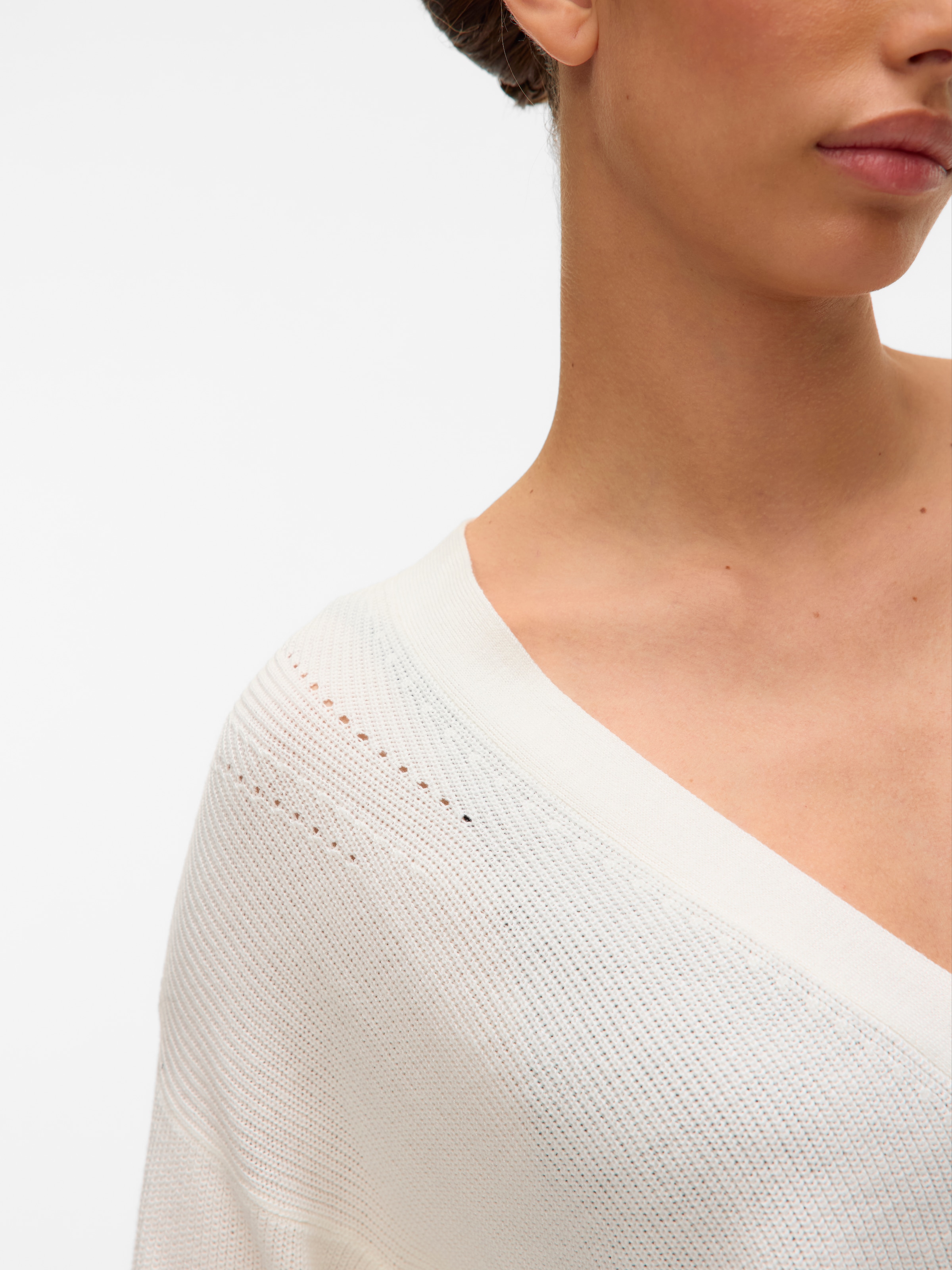 Vero Moda Strickjacke »VMNEWLEXSUN LS SHORT V-NECK CAR GA NOOS« mit Knopfleiste