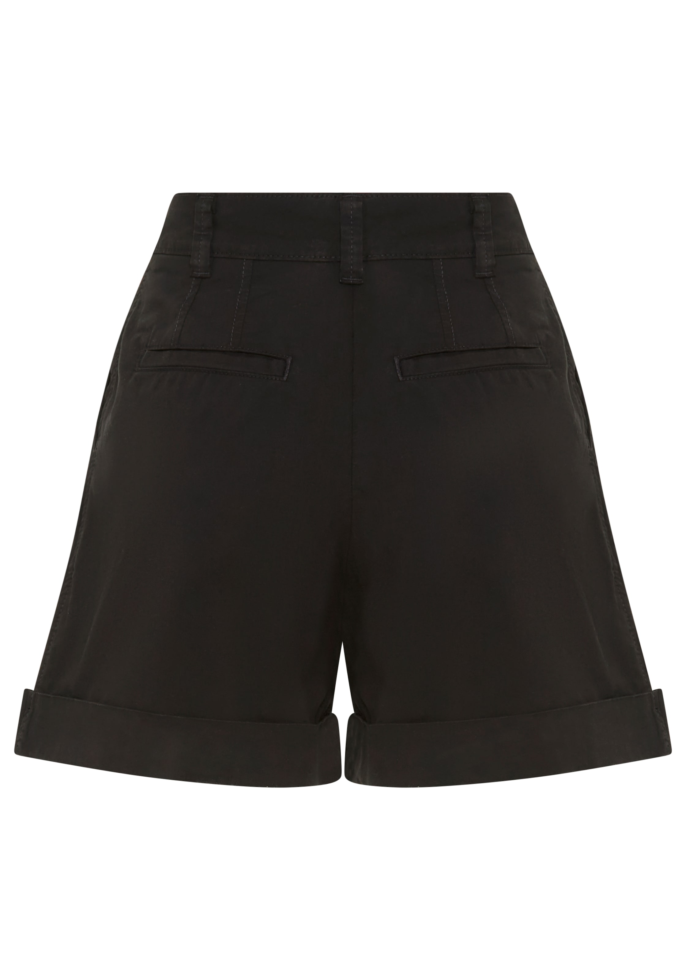 BOSS ORANGE Shorts »Tanessa Premium Damenmode«  mit umgeschlagenem Saum, Baumwoll-Twill