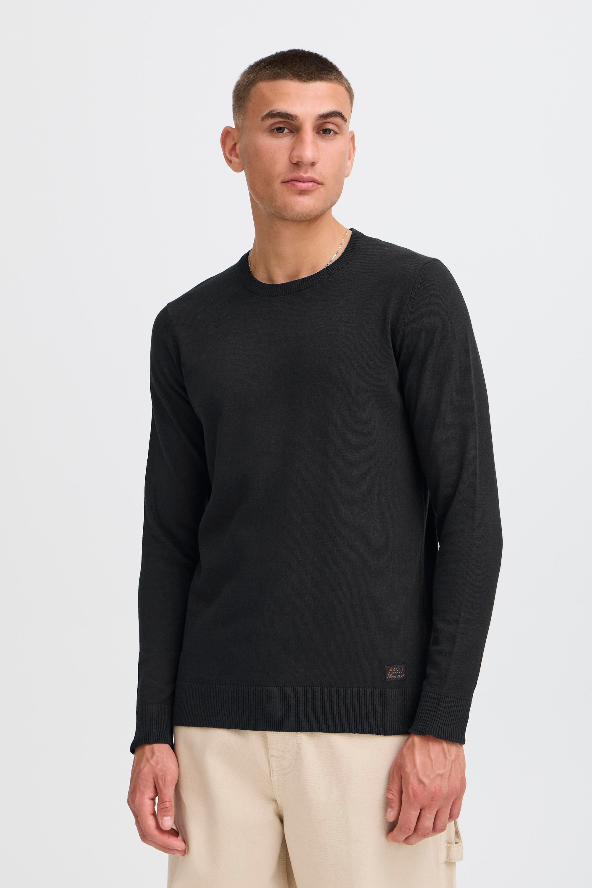 !Solid Strickfleece-Pullover »Strickpullover SDAKANT«