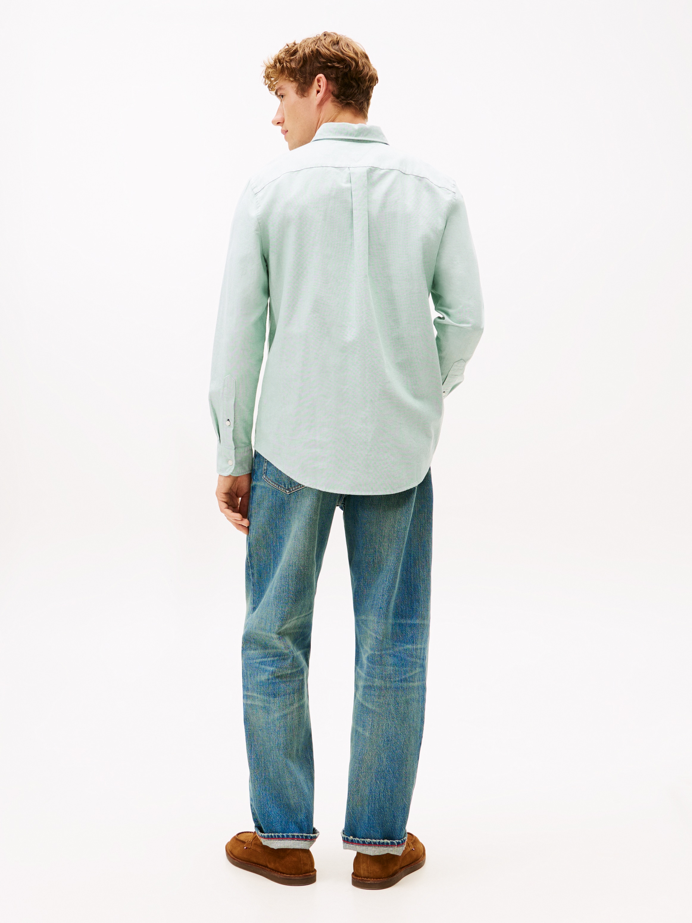 Tommy Hilfiger Langarmhemd »SOLID HERITAGE OXFORD Regular Fit«