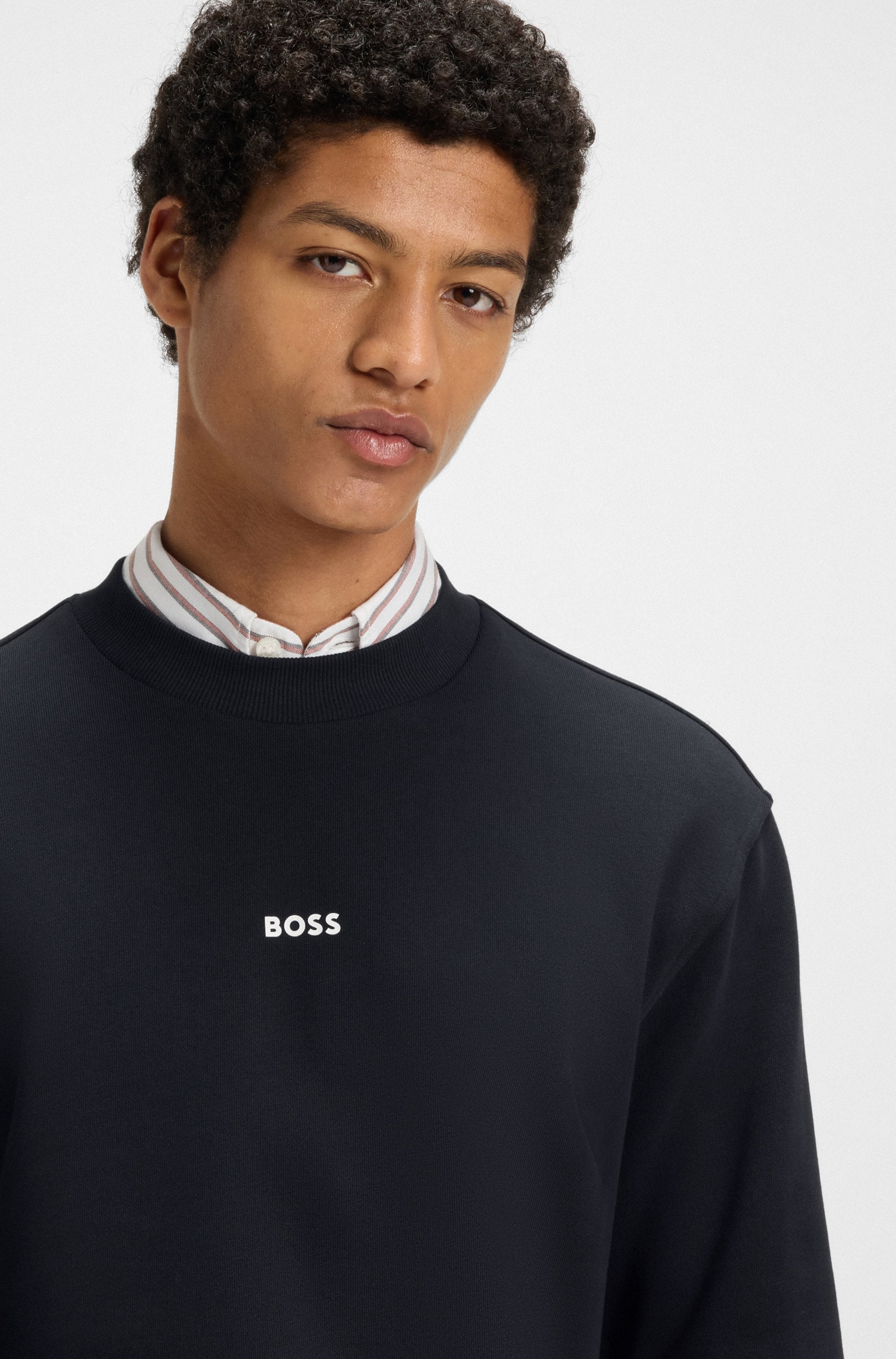 BOSS ORANGE Sweatshirt »WeSmallcrew«, mit Logo auf der Brust