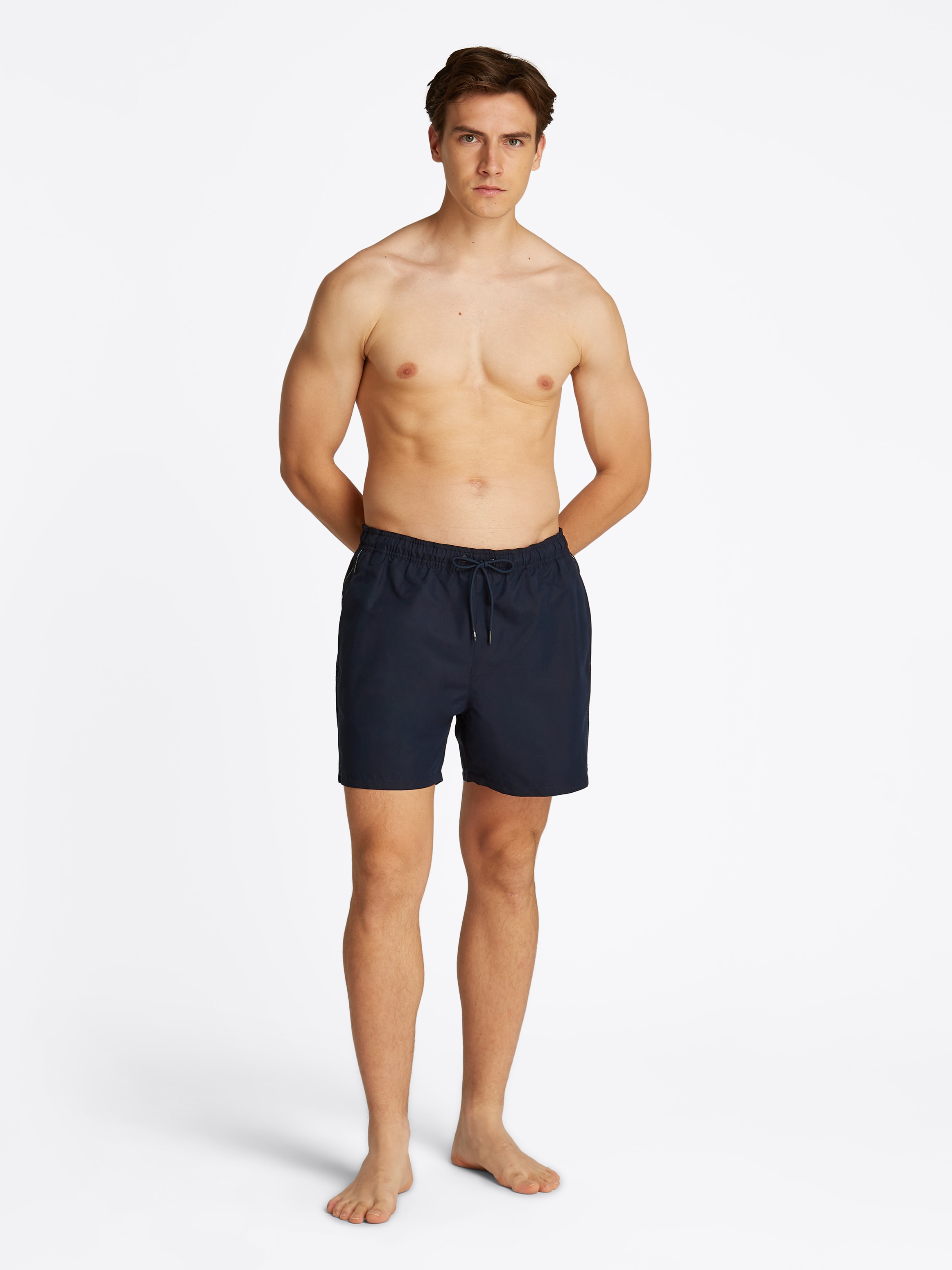 Tommy Hilfiger Swimwear Badeshorts »MEDIUM DRAWSTRING TAPE«, mit Logo-Band