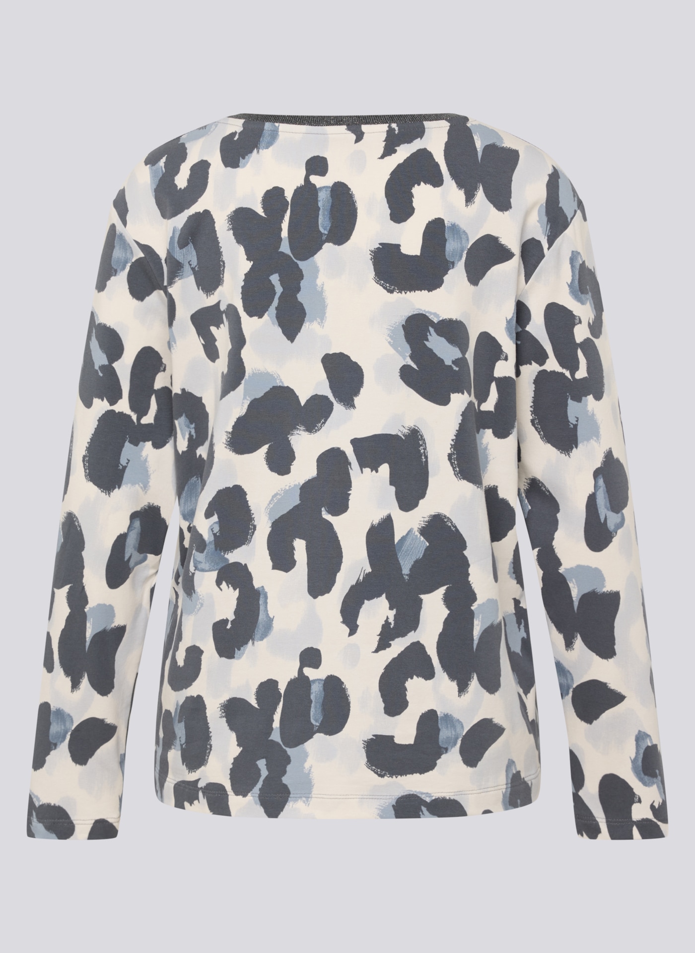 Rabe Langarmshirt mit Allover-Print