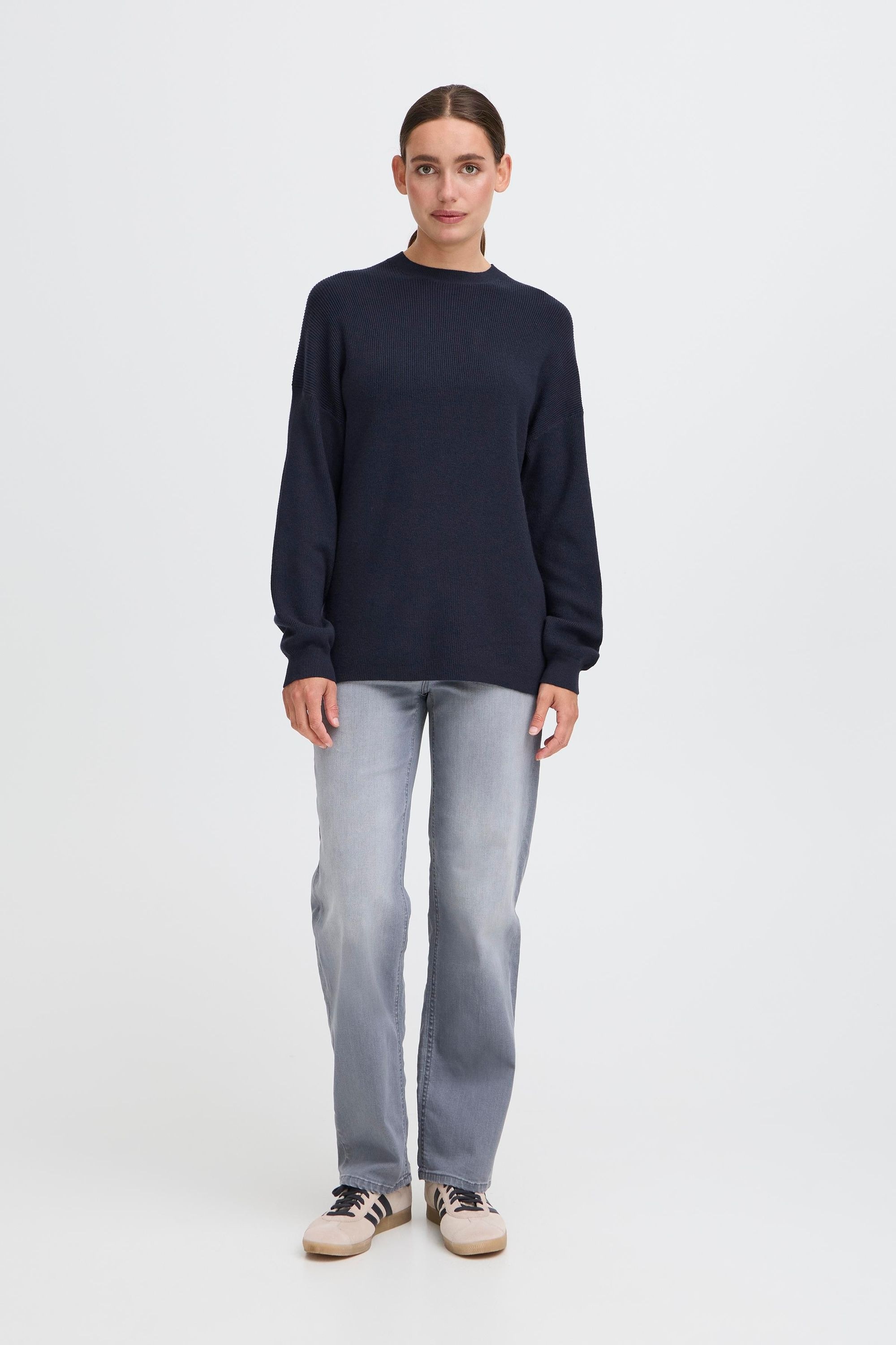 OXMO Strickfleece-Pullover »Strickpullover OXIFANSY«