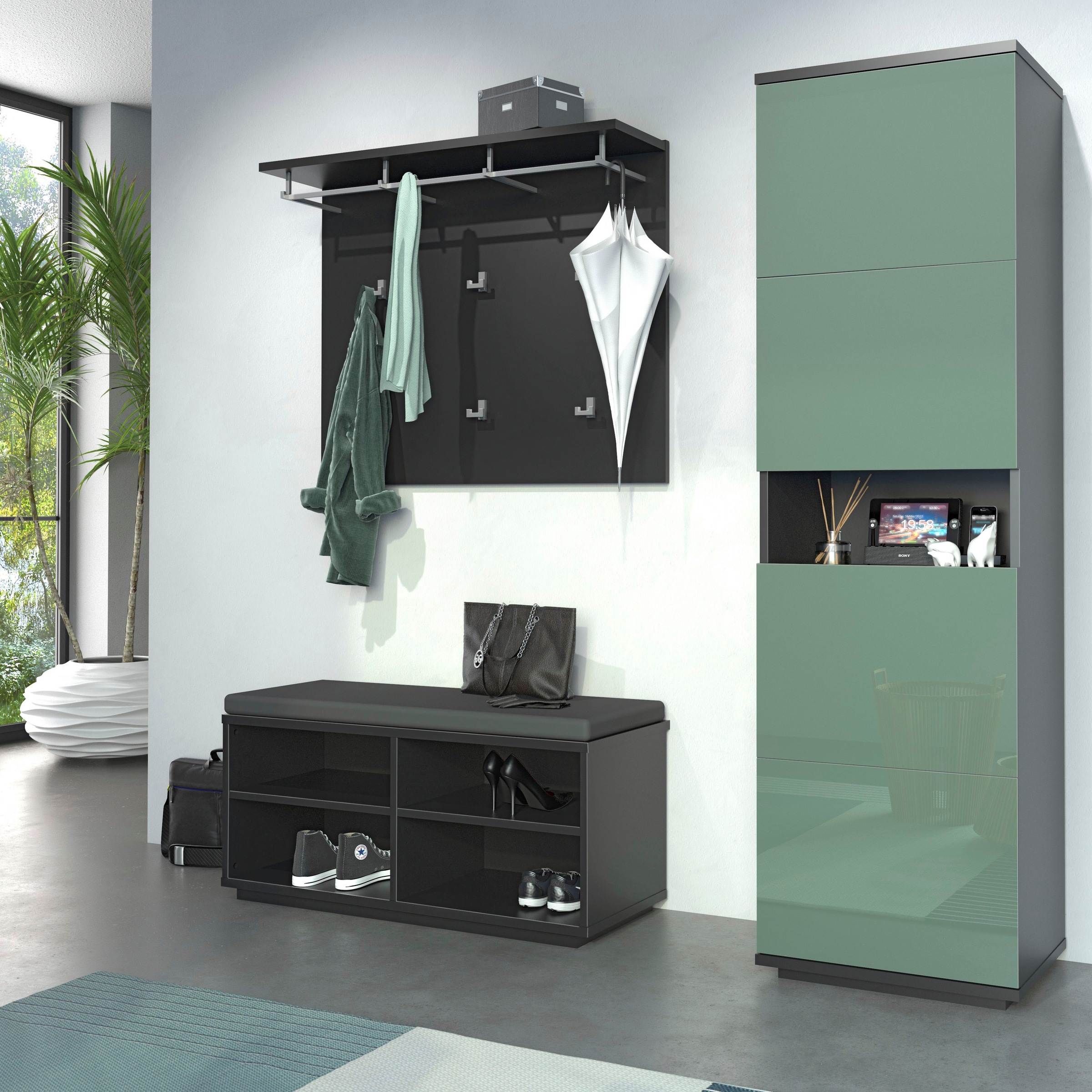 Maja Möbel Schuhschrank »ALEA«, Glasfronten