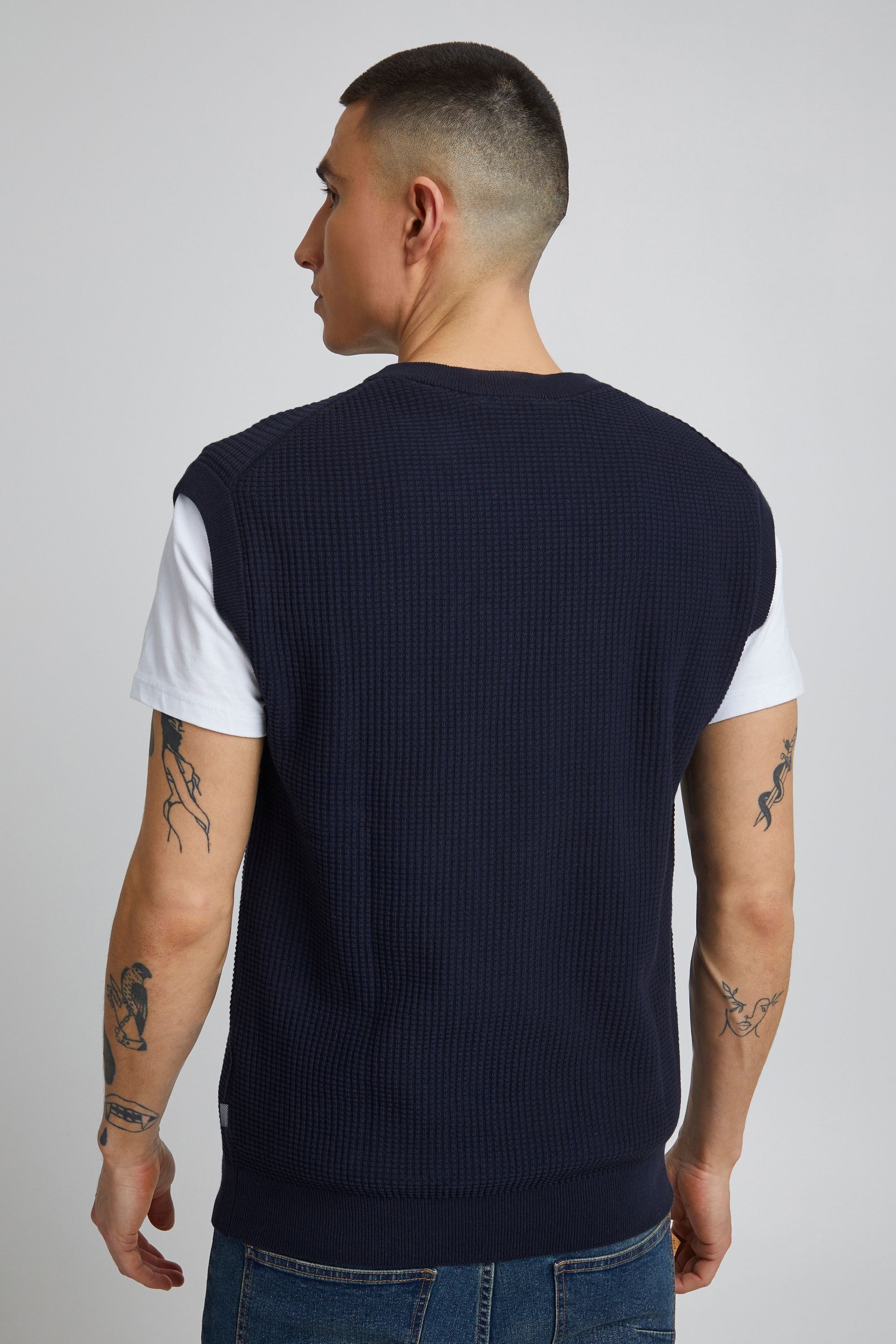 !Solid Rundhalspullover »Strickpullunder SDBaron«