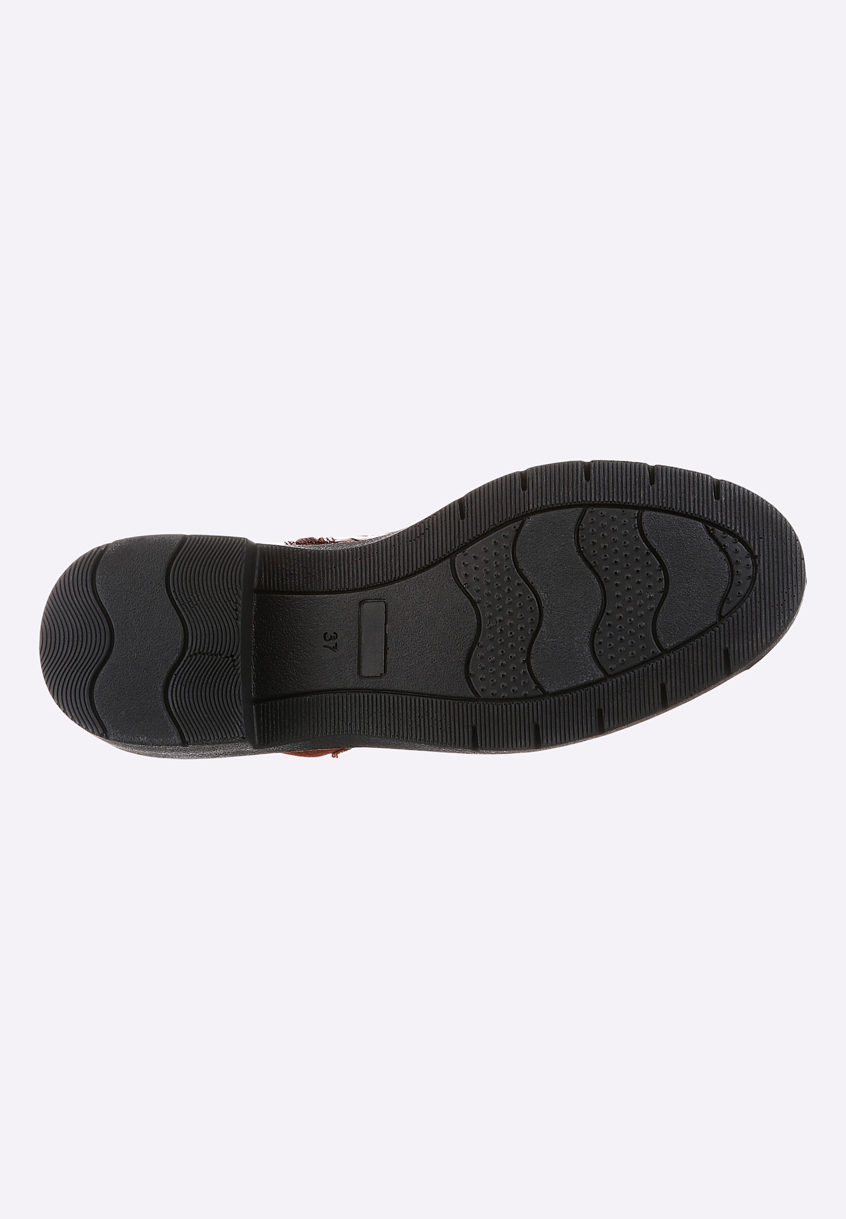 airsoft modern+ Stiefelette »Stiefelette Stiefelette mit Prägung im Kroko-Look«
