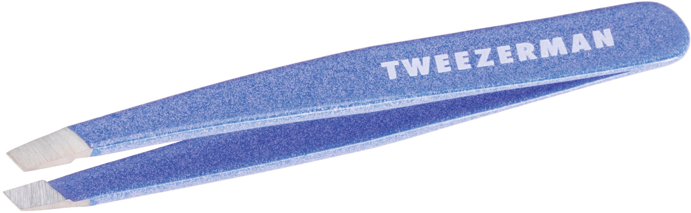 TWEEZERMAN Pinzette »TWEEZERMAN | Mini Slant Tweezer: Schräge Pinzette in Granite Sky«, Präzise, um Haare an der Wurzel zu entfernen.