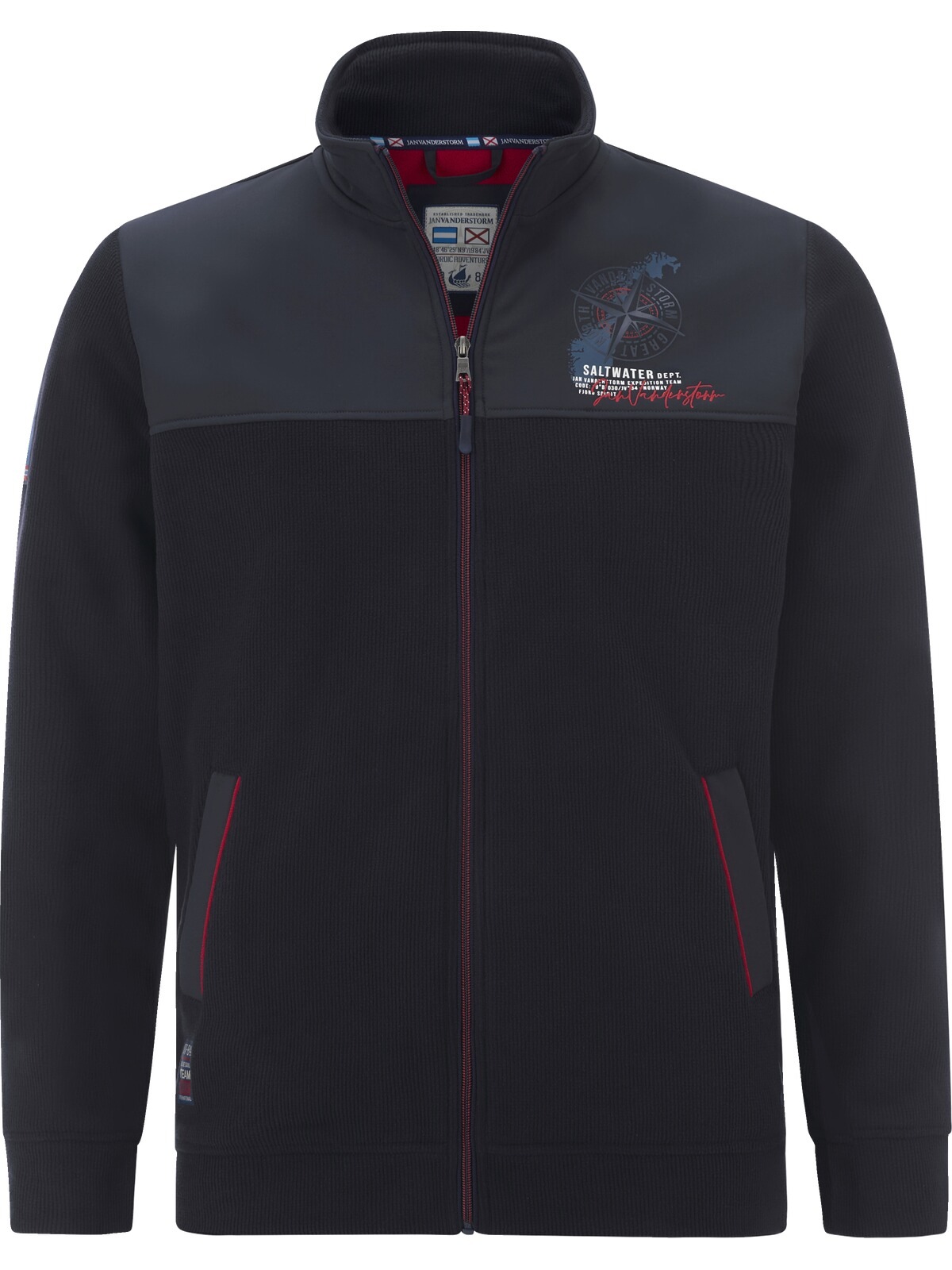 Jan Vanderstorm Sweatjacke »Sweatjacke ASPIAN«