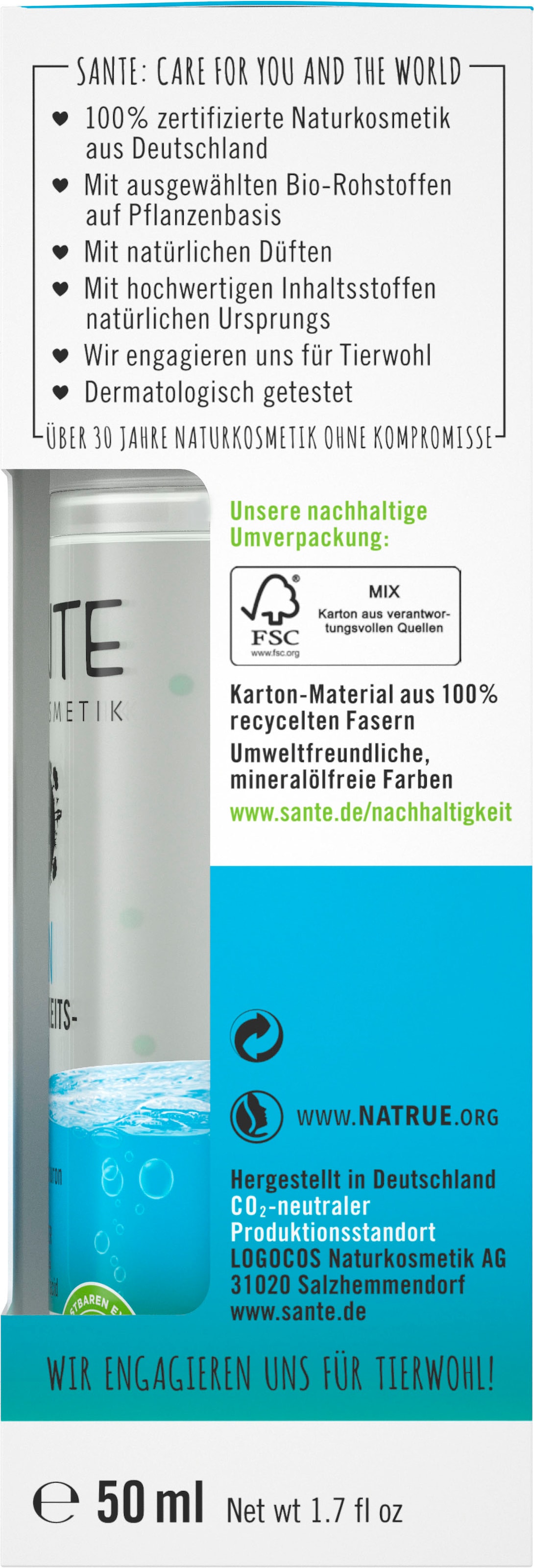 SANTE Gesichtsfluid »HYALURON Weihnachts-Shop kaufen - OTTO Feuchtigkeitsbooster«