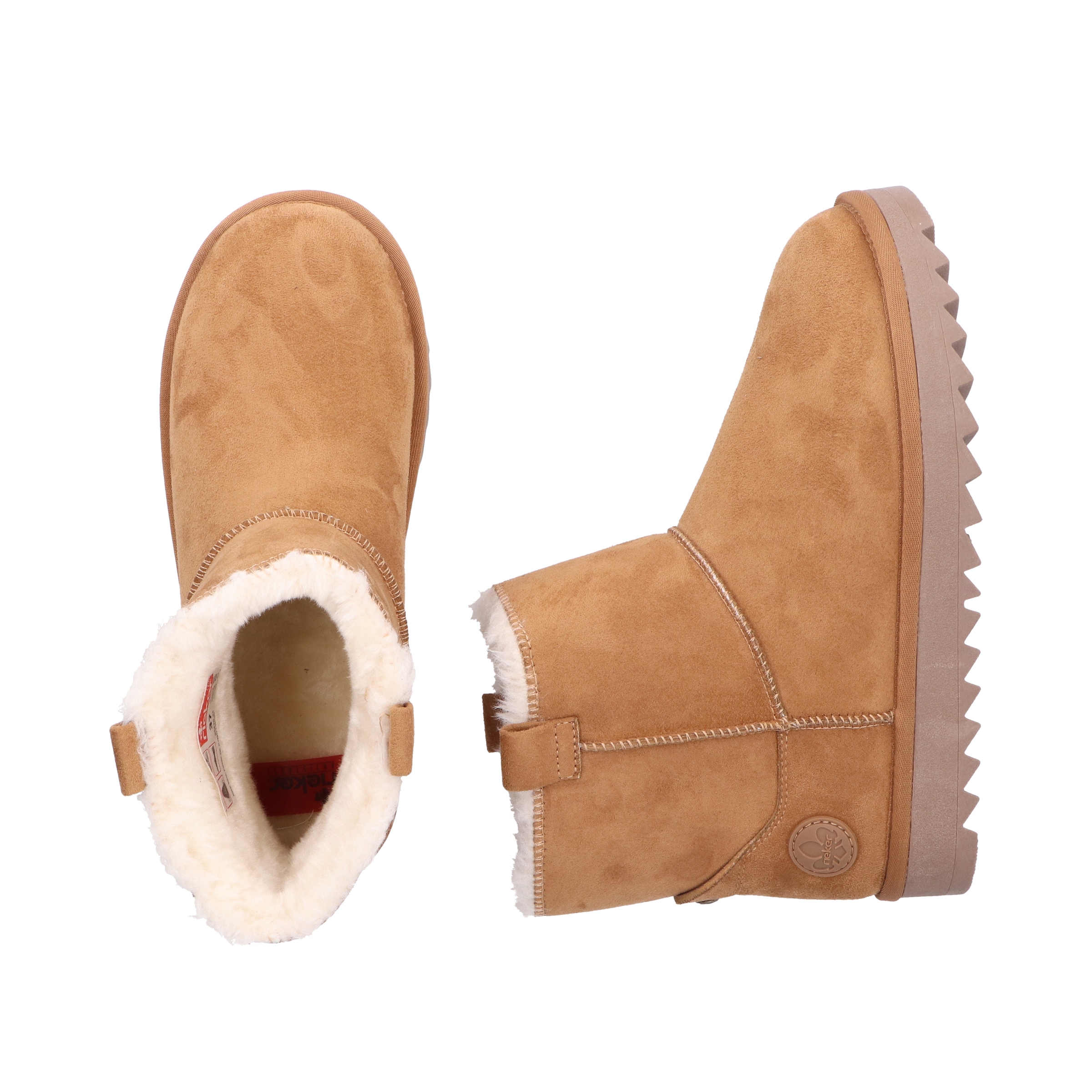 Rieker Winterboots  Plateauboots, Winterstiefelette, mit Anziehlaschen und Warmfutter