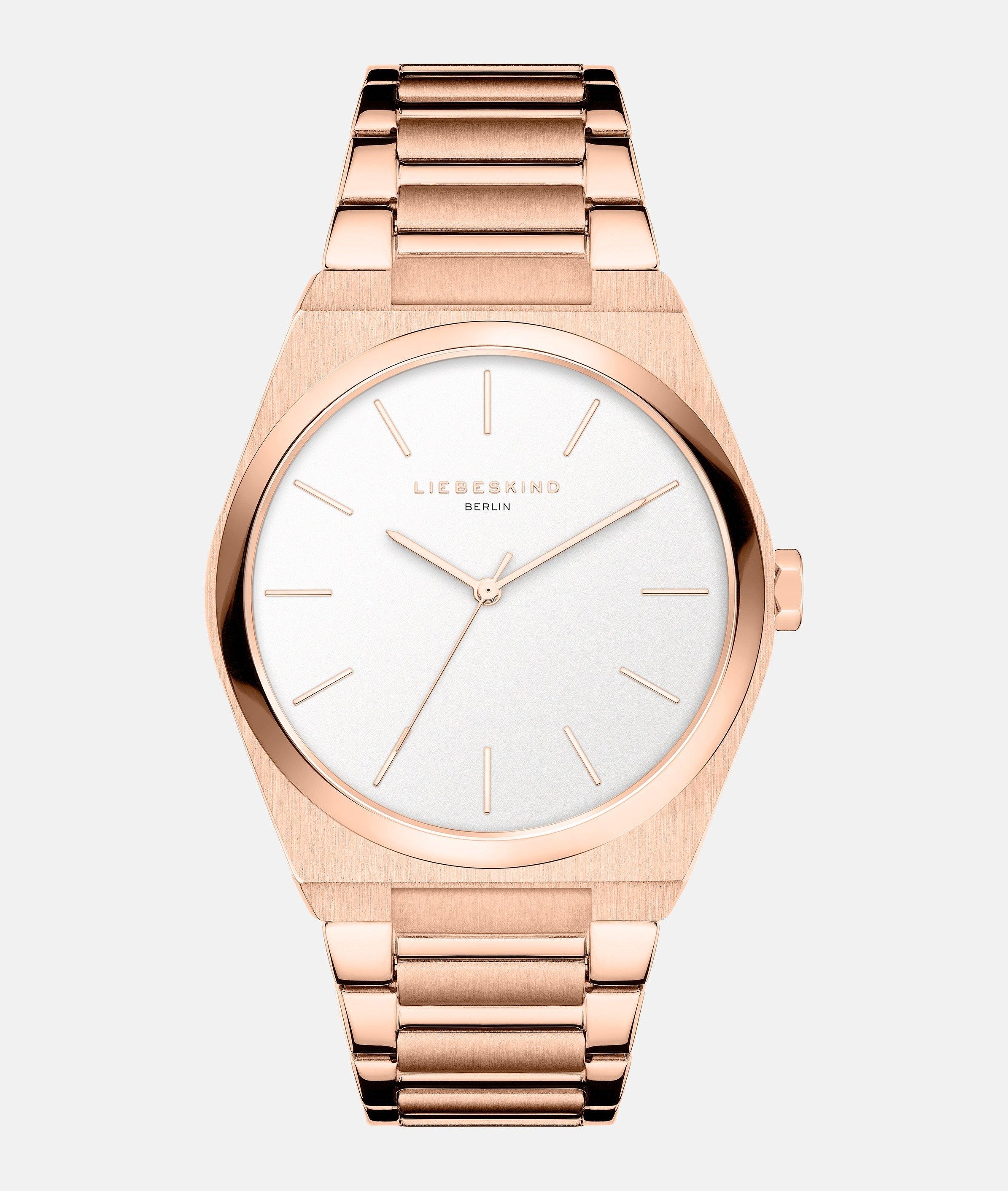 Liebeskind Berlin Quarzuhr »Minimalist 48 mm« Armbanduhr, Damenuhr, Herrenuhr, Edelstahlarmband, analog