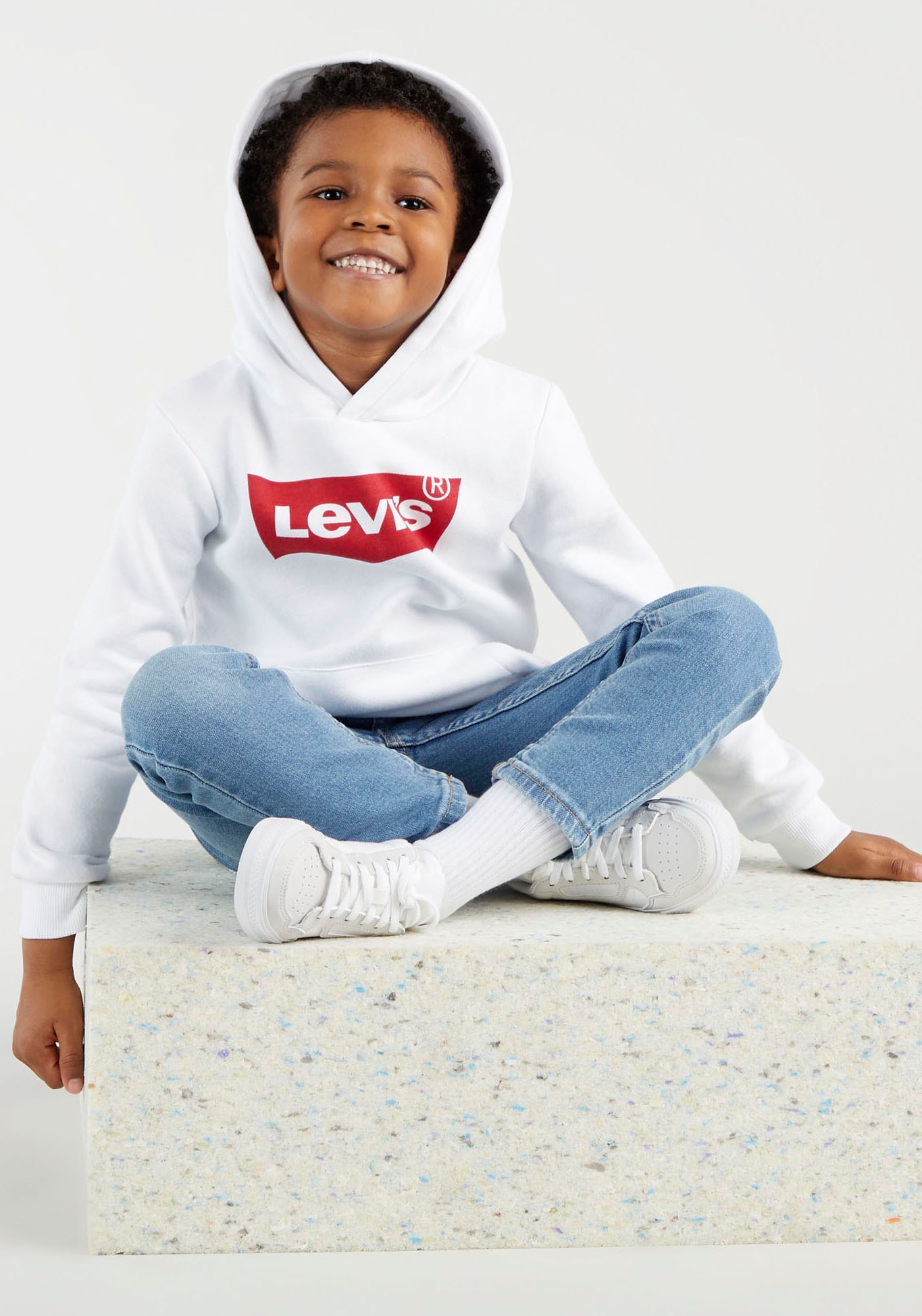 Levi's® Kids Kapuzensweatshirt »LVB BATWING SCREENPRINT HOODIE«, for BOYS