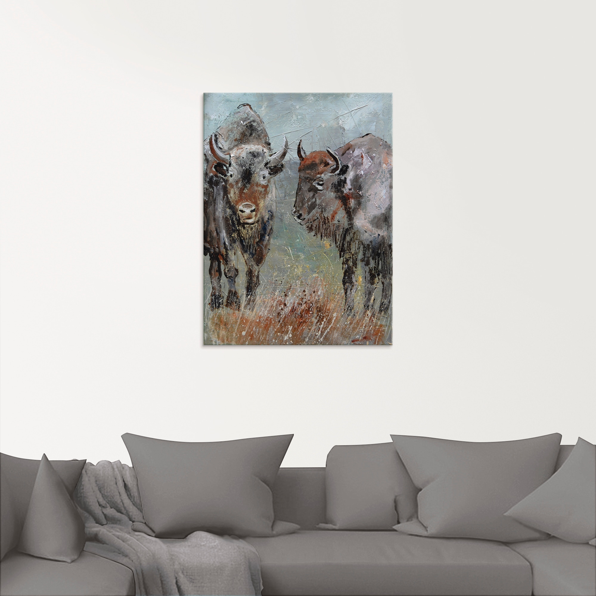 »Büffel«, in St.), (1 bei Wildtiere, verschiedenen Glasbild Artland OTTO Größen online