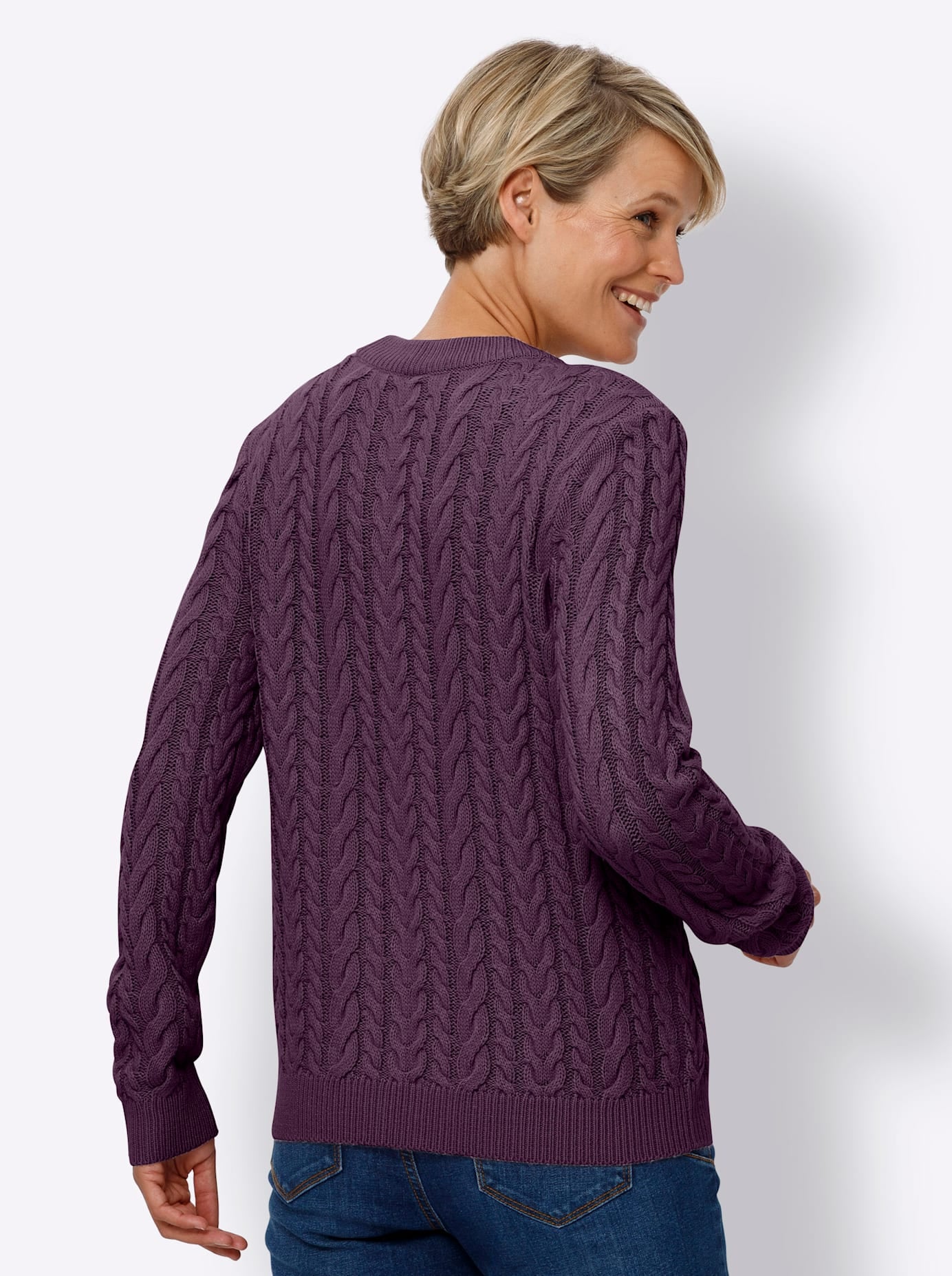 Classic Basics Rundhalspullover »Langarm-Pullover«