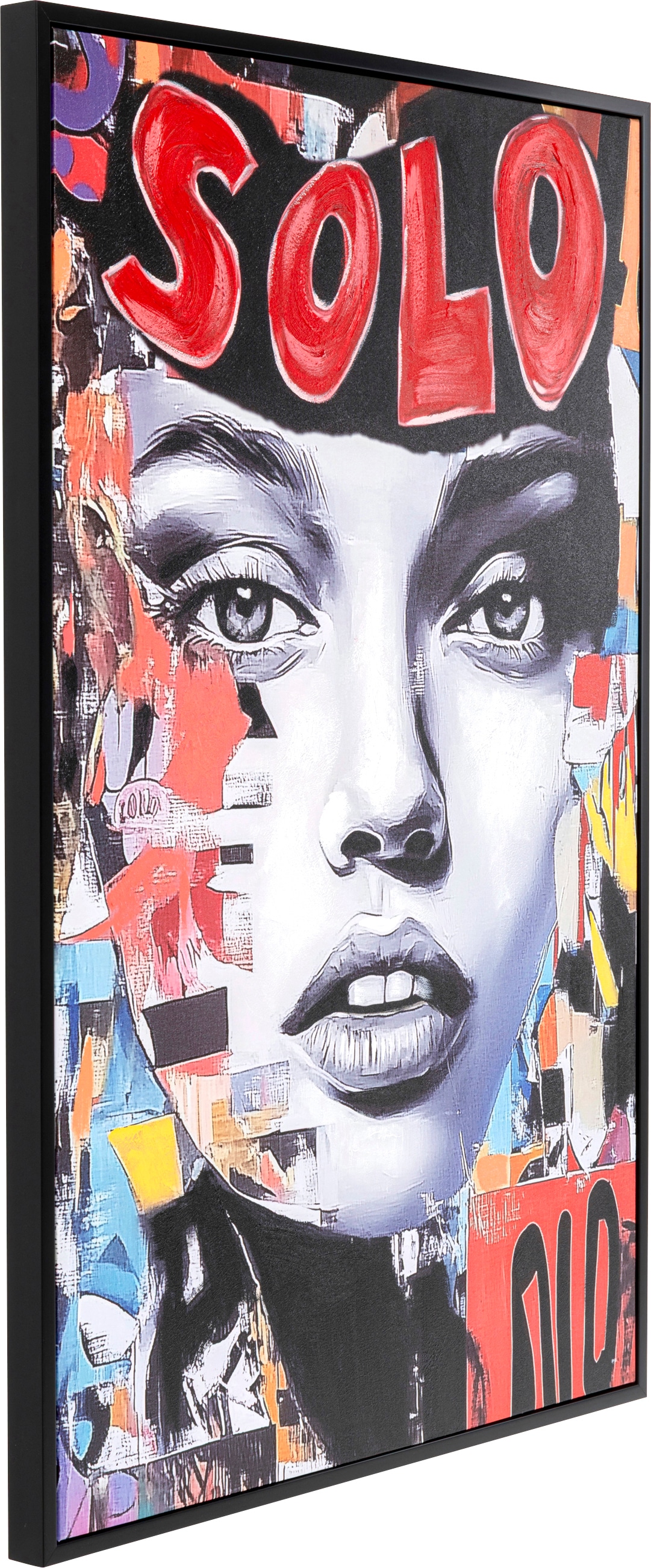 Kare Design Bild mit Rahmen »Gerahmtes Bild Muse Collage 80x120cm« 1, 
