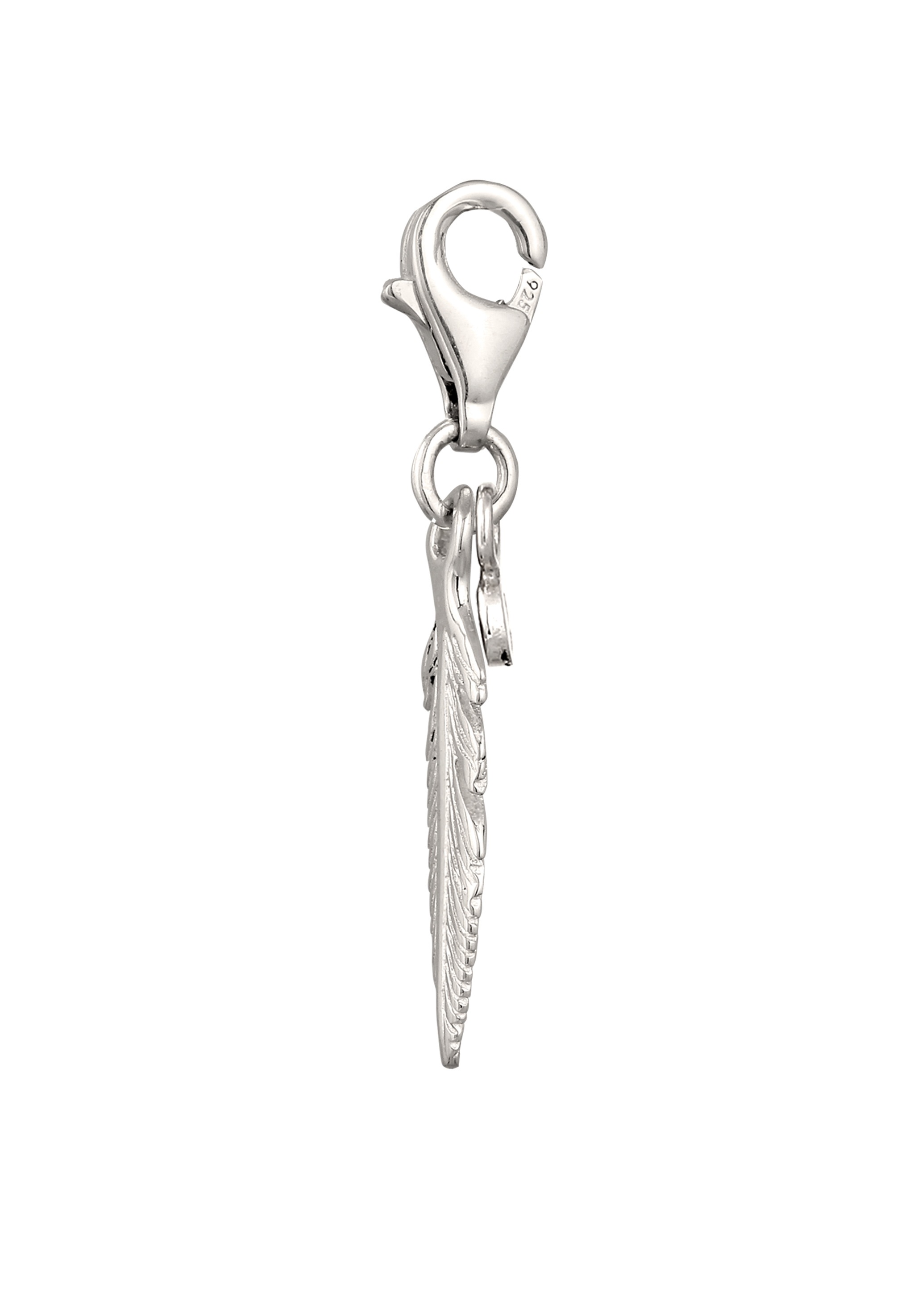 Elli Charm-Einhänger »Charm Feder Boho Style 925 Sterling Silber«