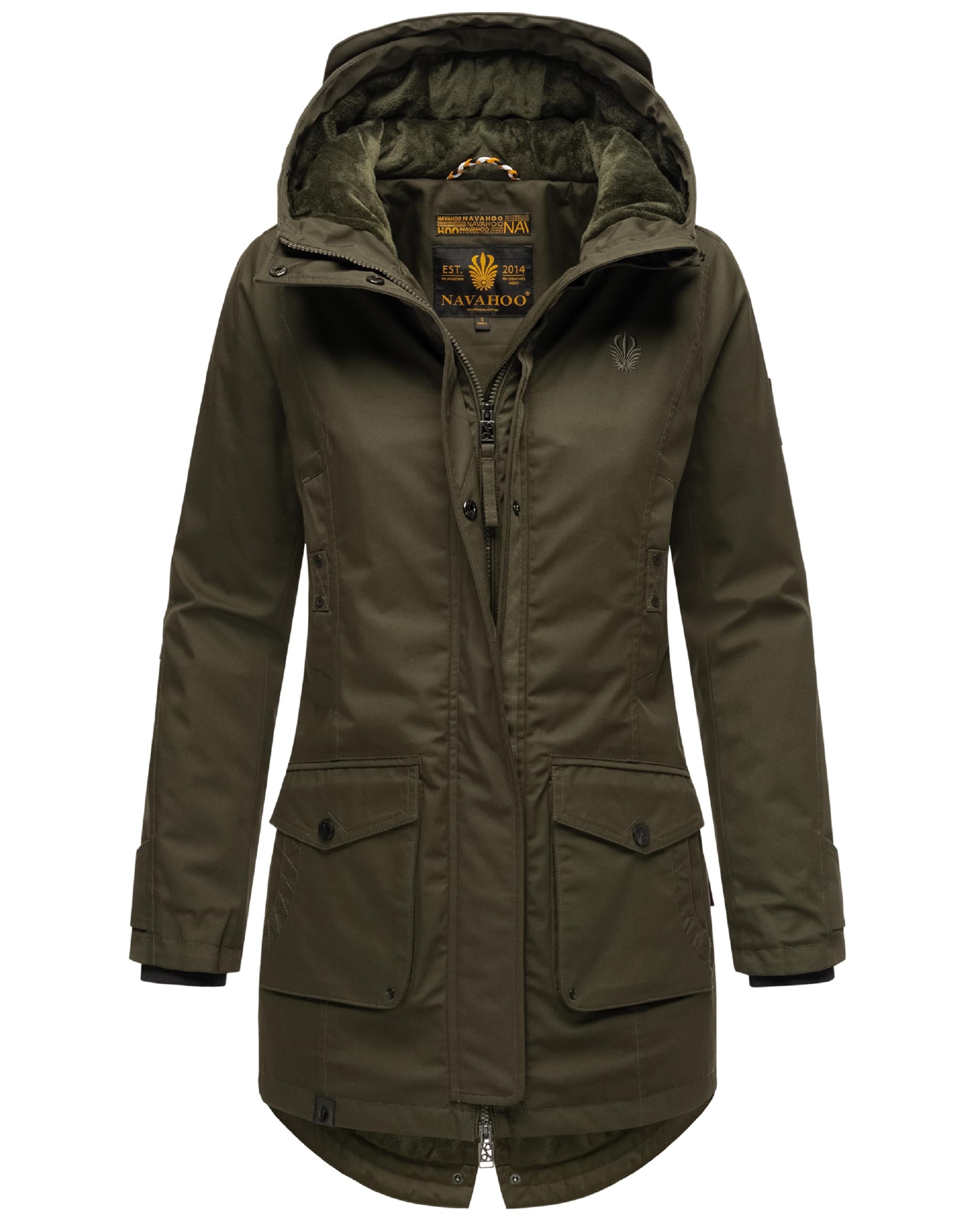 Navahoo Parka »Winterjacke Brinjaa«, mit Kapuze