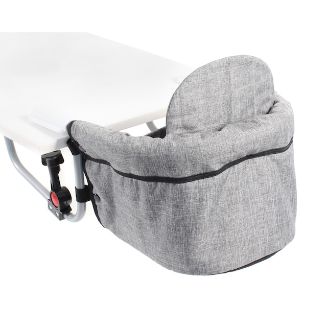 CHIC4BABY Tischsitz »Relax, Melange Grau«, platzsparend zusammenfaltbar  bestellen bei OTTO