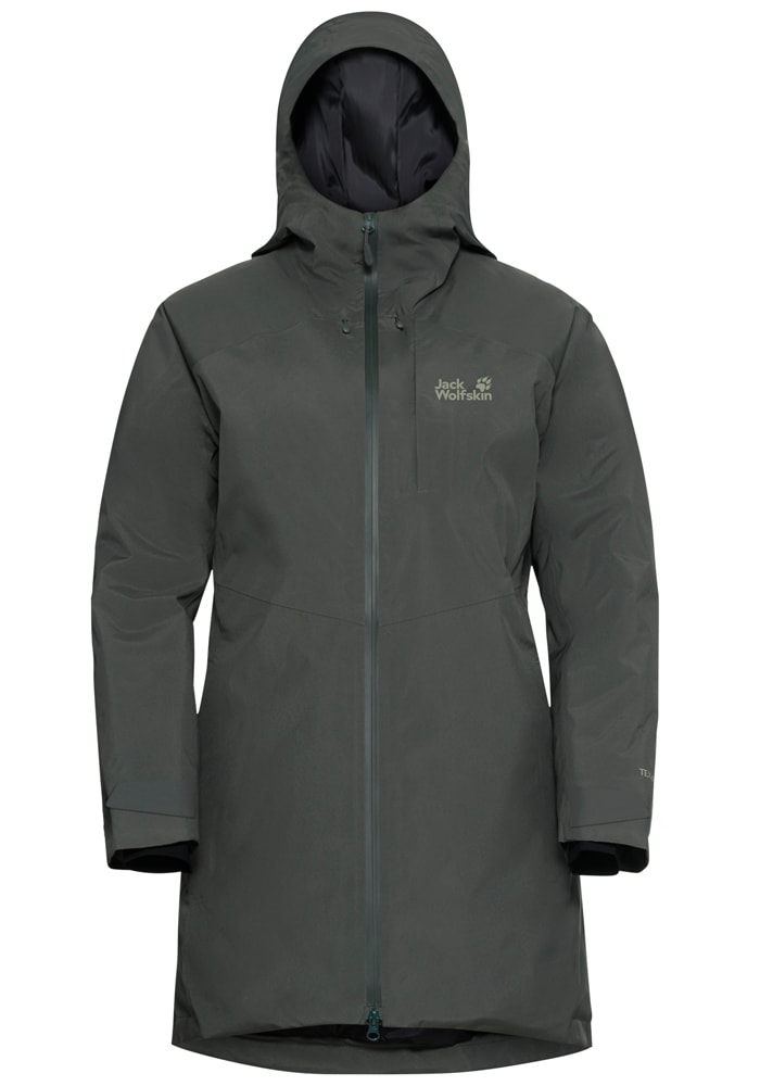 Jack Wolfskin Daunenjacke »ICECAPE 2L DOWN INS JKT W RDS«, mit Kapuze