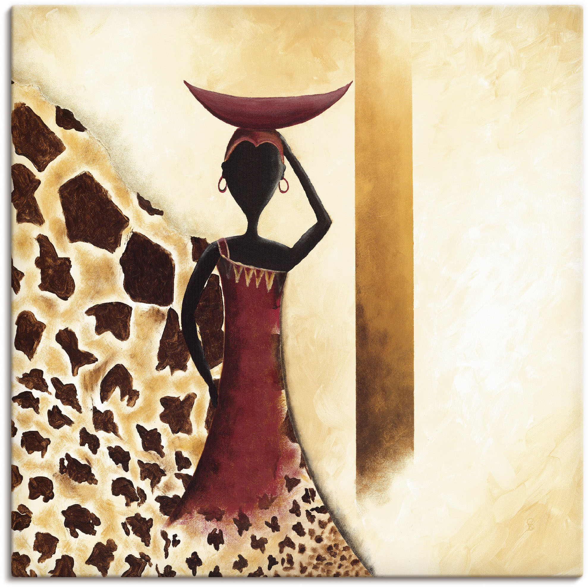 Artland Wandbild »Afrikanische Frau I«, Frau, (1 St.), als Alubild,  Leinwandbild, Wandaufkleber oder Poster in versch. Größen kaufen bei OTTO