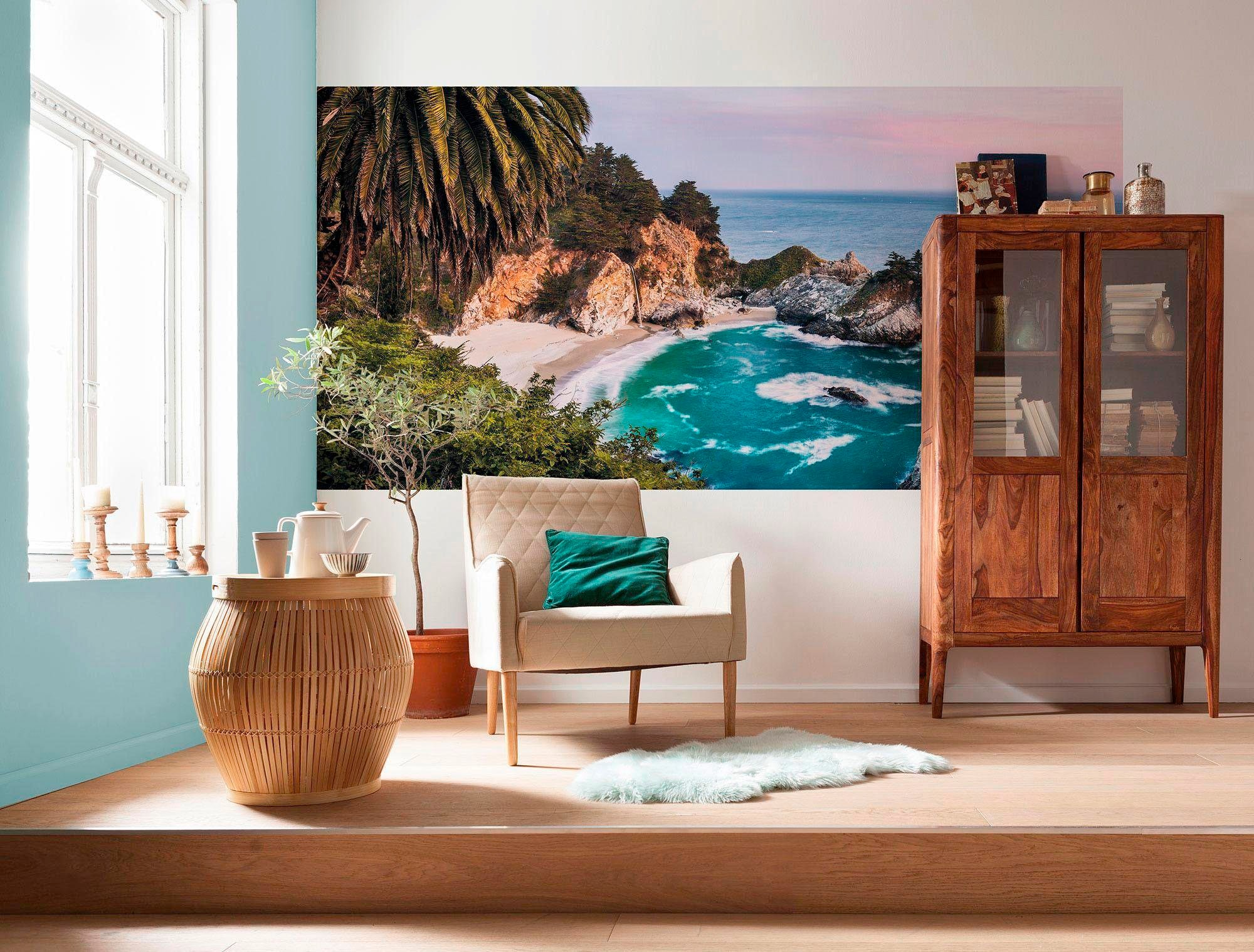 Komar Vliestapete »Digitaldruck Vlies -  Paradise Falls - Größe 200 x 100 cm« bedruckt glatt Wohnzimmer, Schlafzimmer