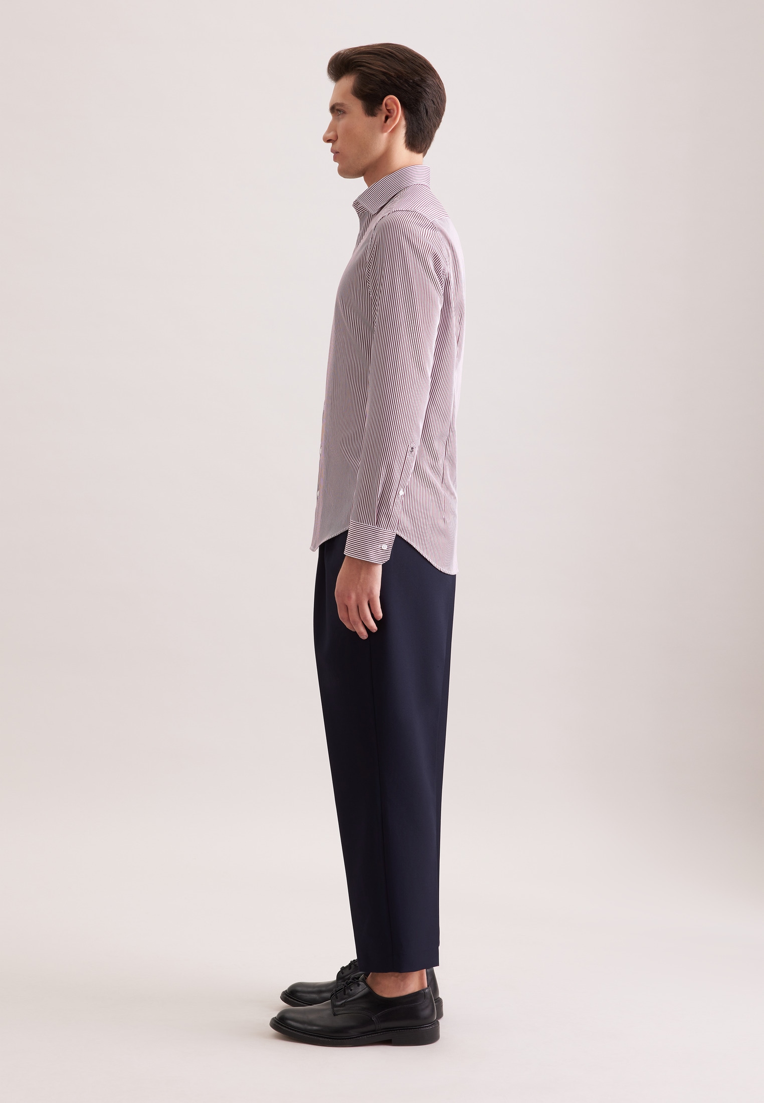 seidensticker Businesshemd »Schwarze Rose« Slim 1/1 Kentkragen Gestreift