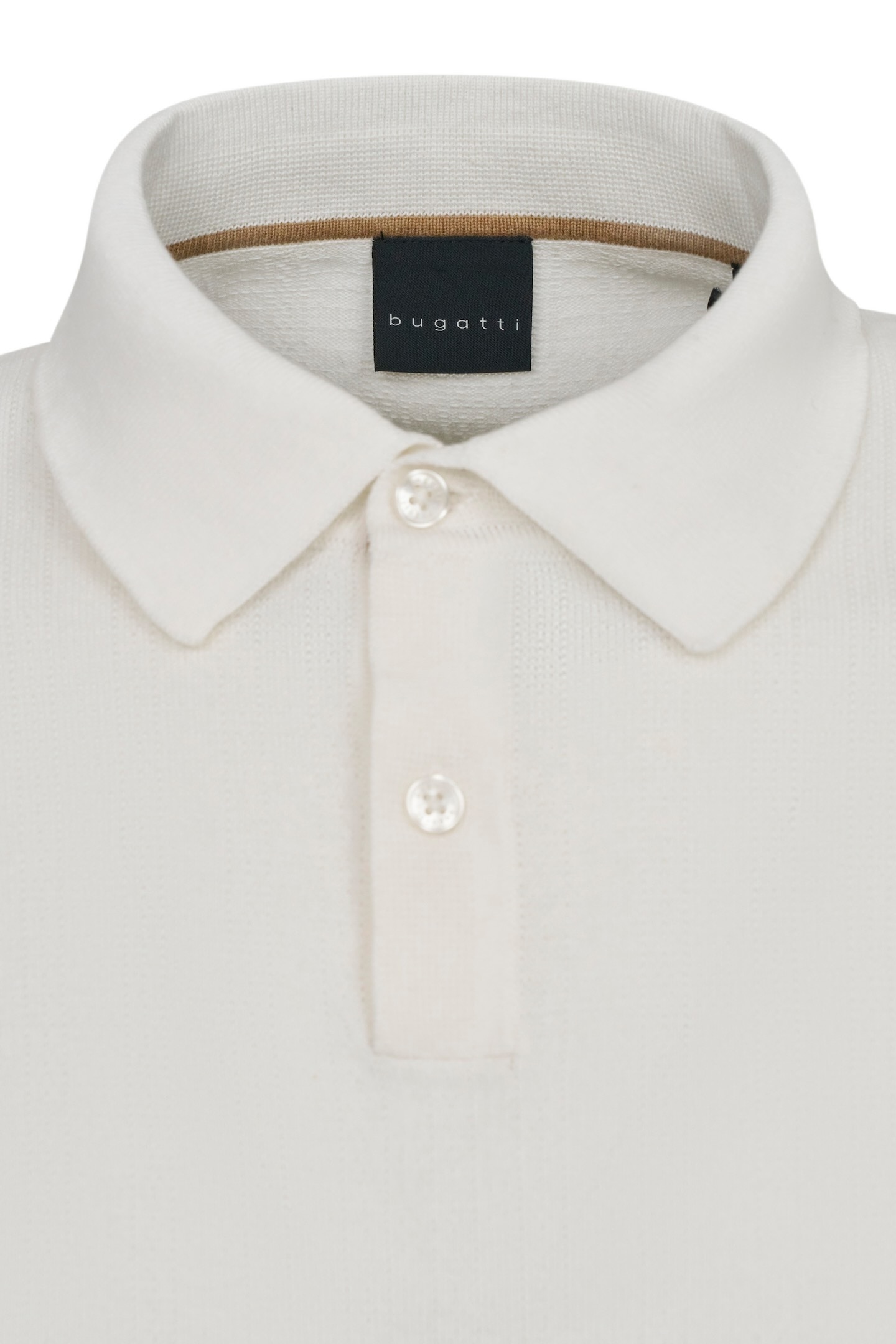 bugatti Poloshirt, in feiner Strickstruktur