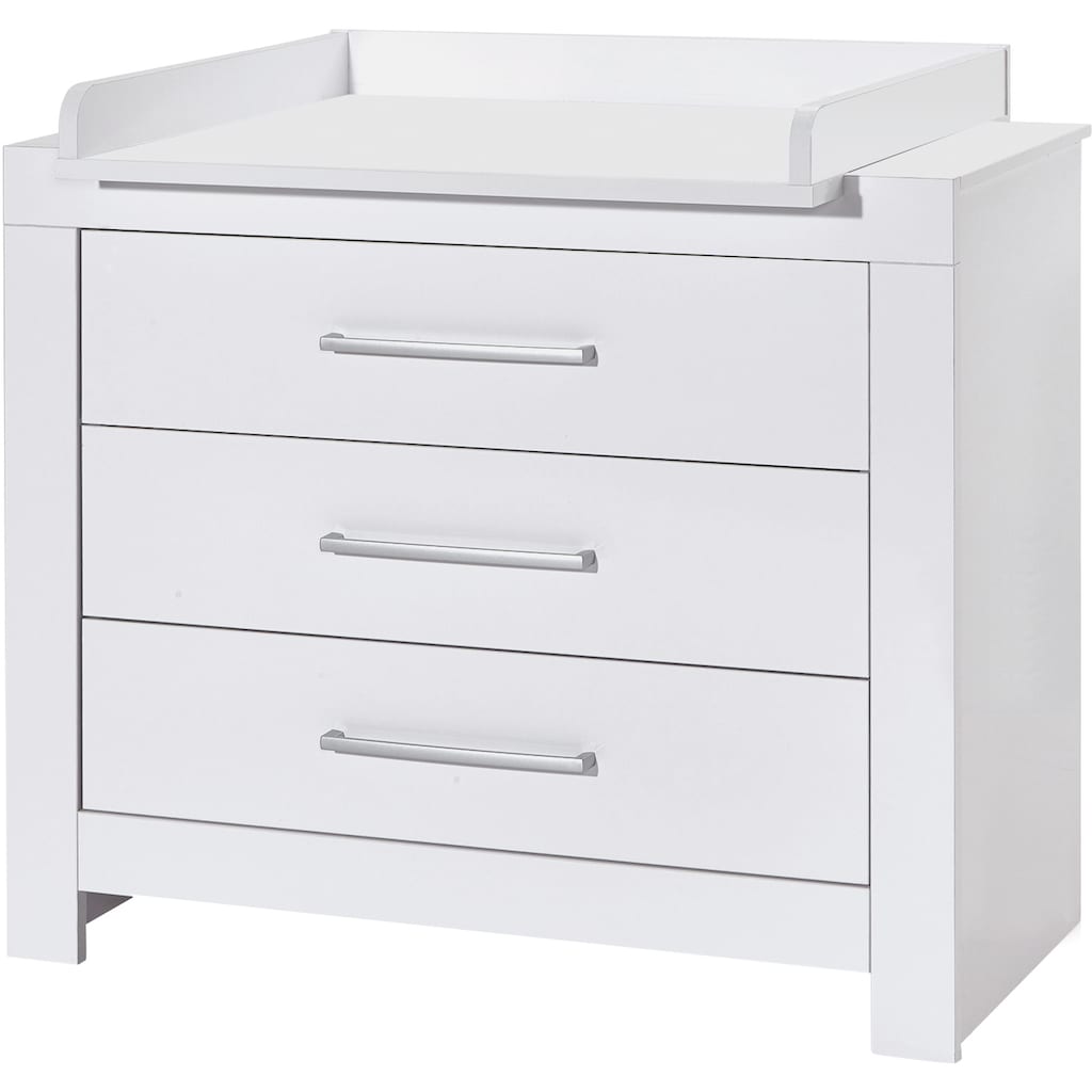 Schardt Babyzimmer-Komplettset »Nordic White«, (Set, 3 St., Kinderbett, Schrank, Wickelkommode)