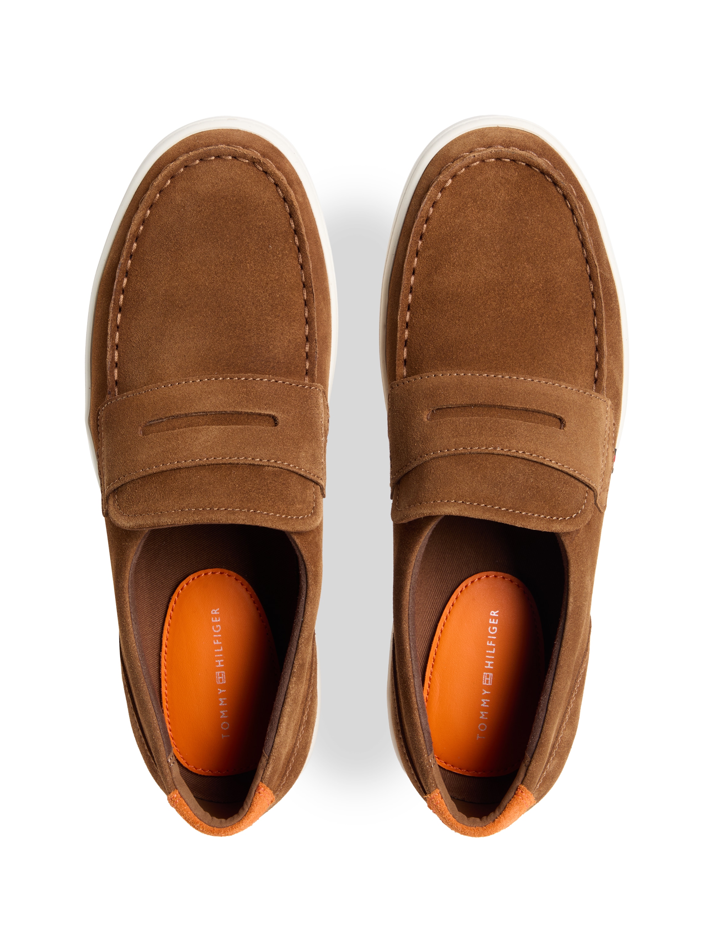 Tommy Hilfiger Loafer »MODERN LIGHT HYBRID SUEDE LOAFER«  Businessschuh, Slipper, Schlüpfschuh, mit modischem Zierriegel