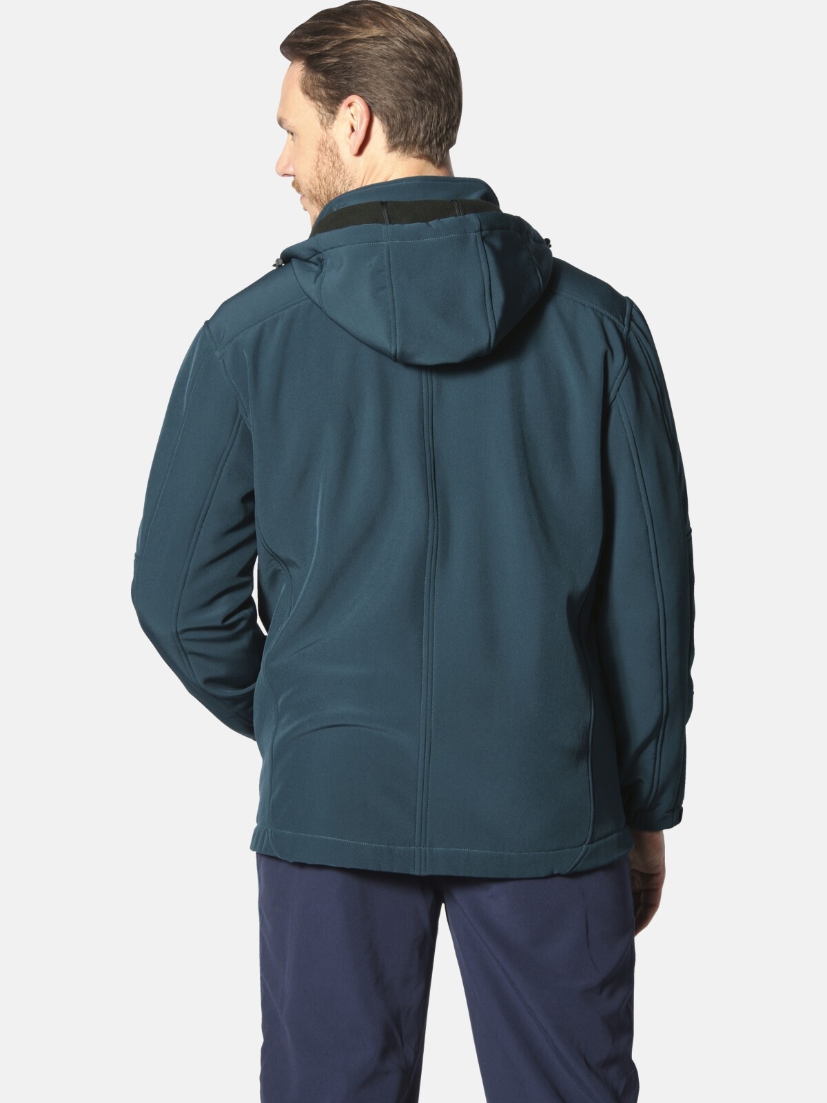 Jan Vanderstorm Softshelljacke »Softshelljacke MENNE«, (1 St.), mit abnehmbarer Kapuze