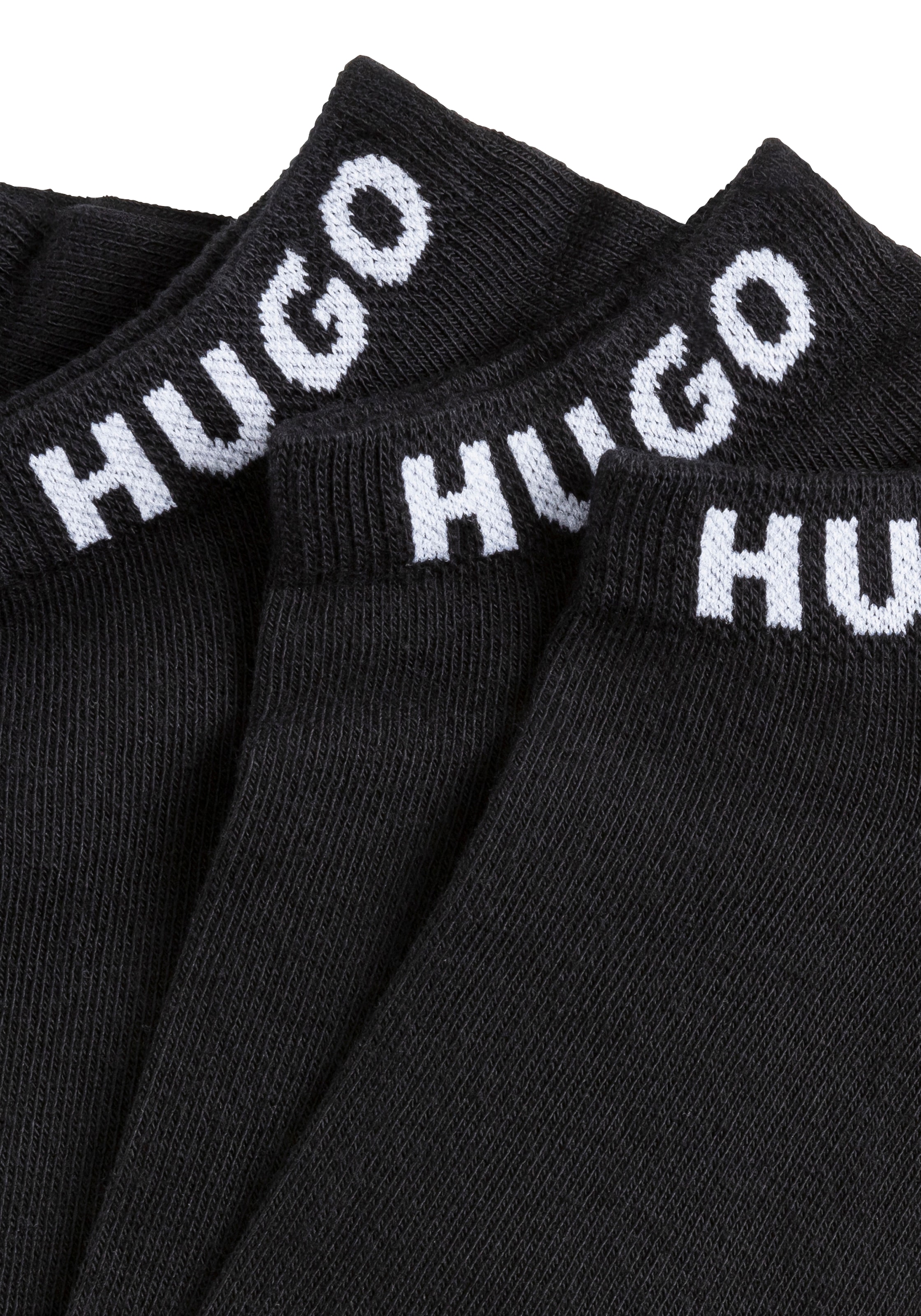 HUGO Underwear Socken »3P AS UNI CC W«, (Packung, 3 Paar, 3er), mit kontrastfarbenen Logoschriftzug