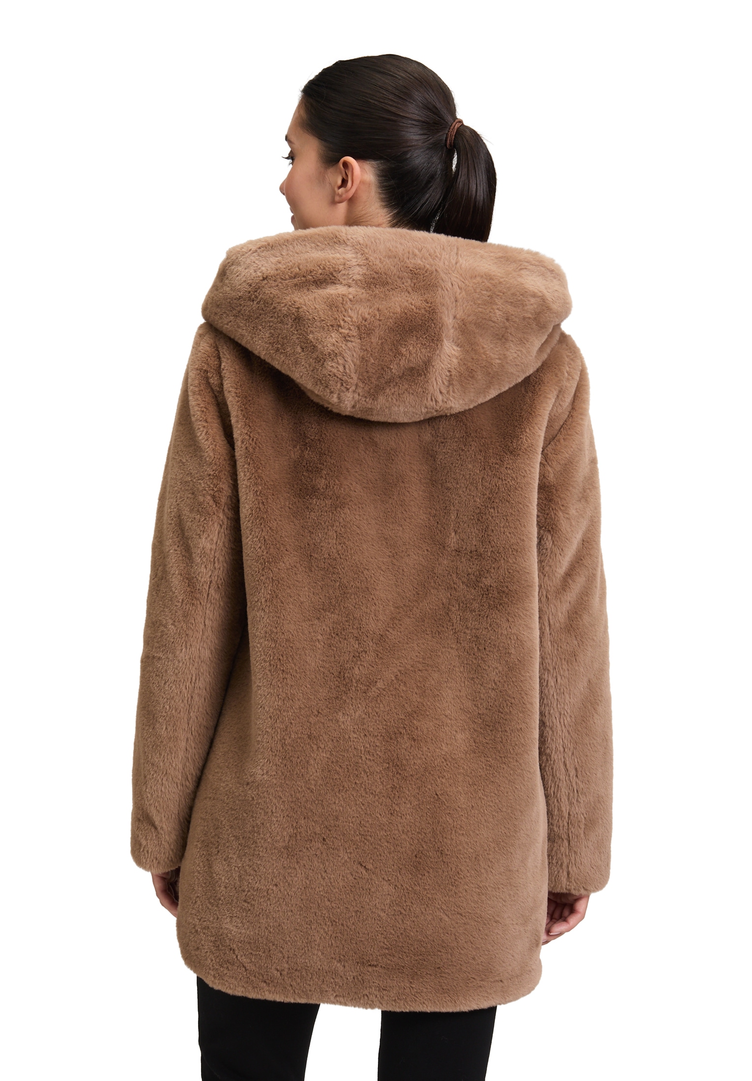 Betty Barclay Plüschjacke »Plüschjacke mit Kapuze«