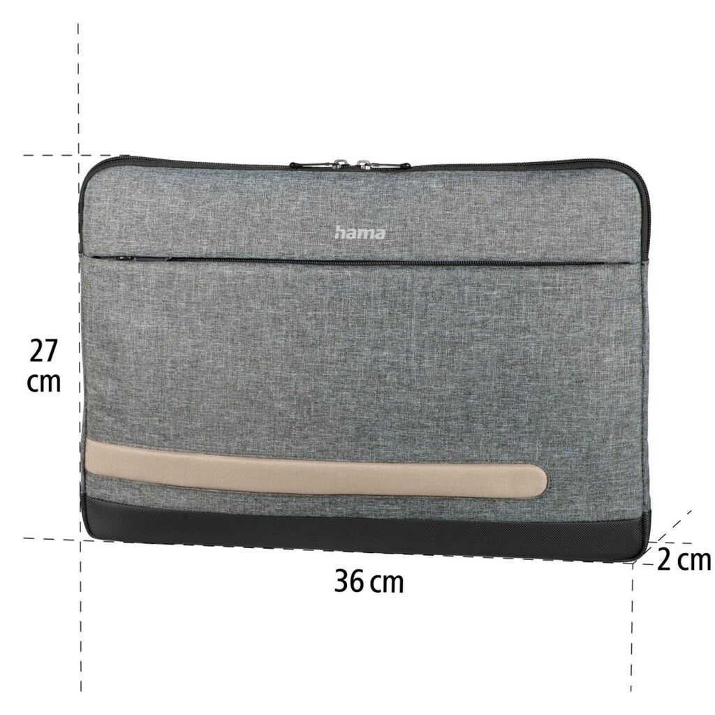 Hama Laptoptasche »Notebook Sleeve, Laptop Sleeve Schutzhülle bis 34 cm (13,3")«