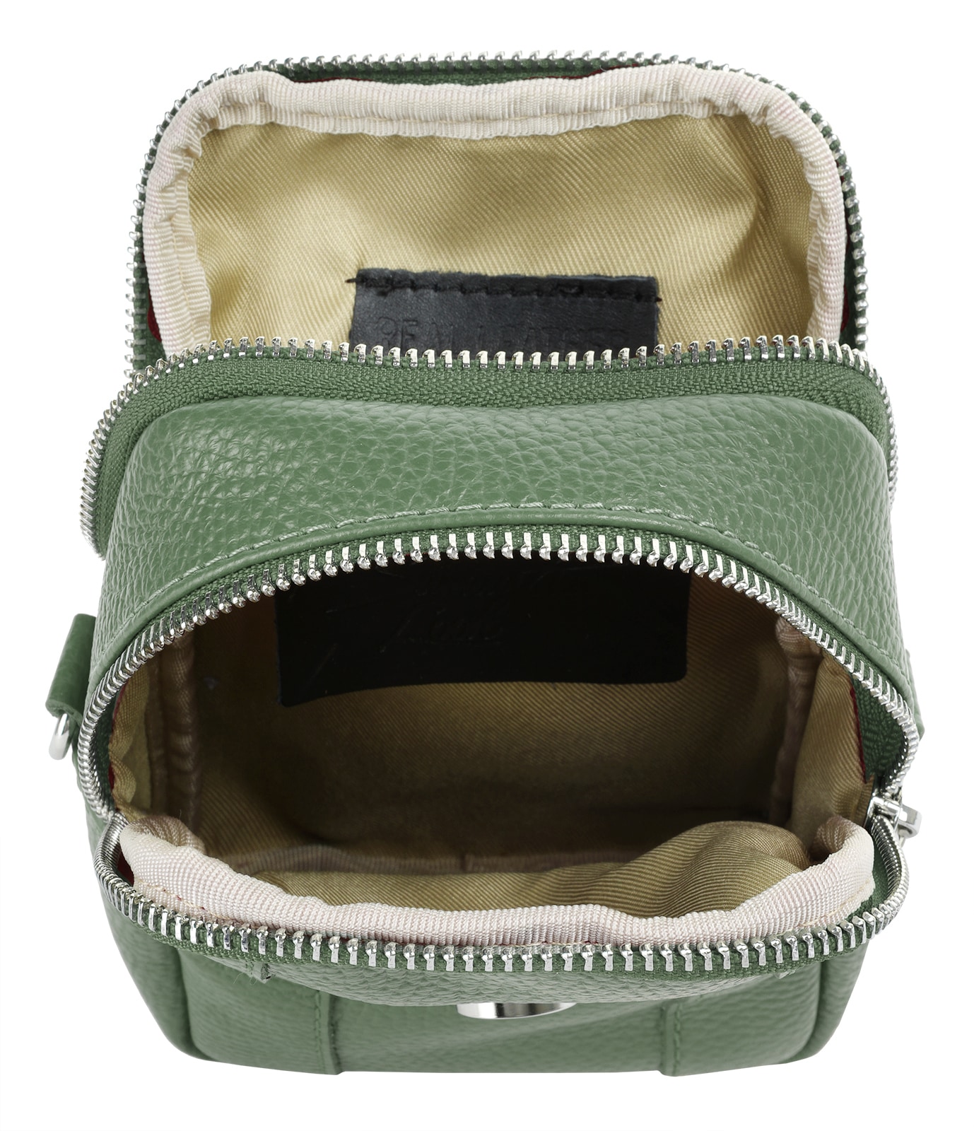 Samantha Look Umhängetasche echt Leder, Made in Italy