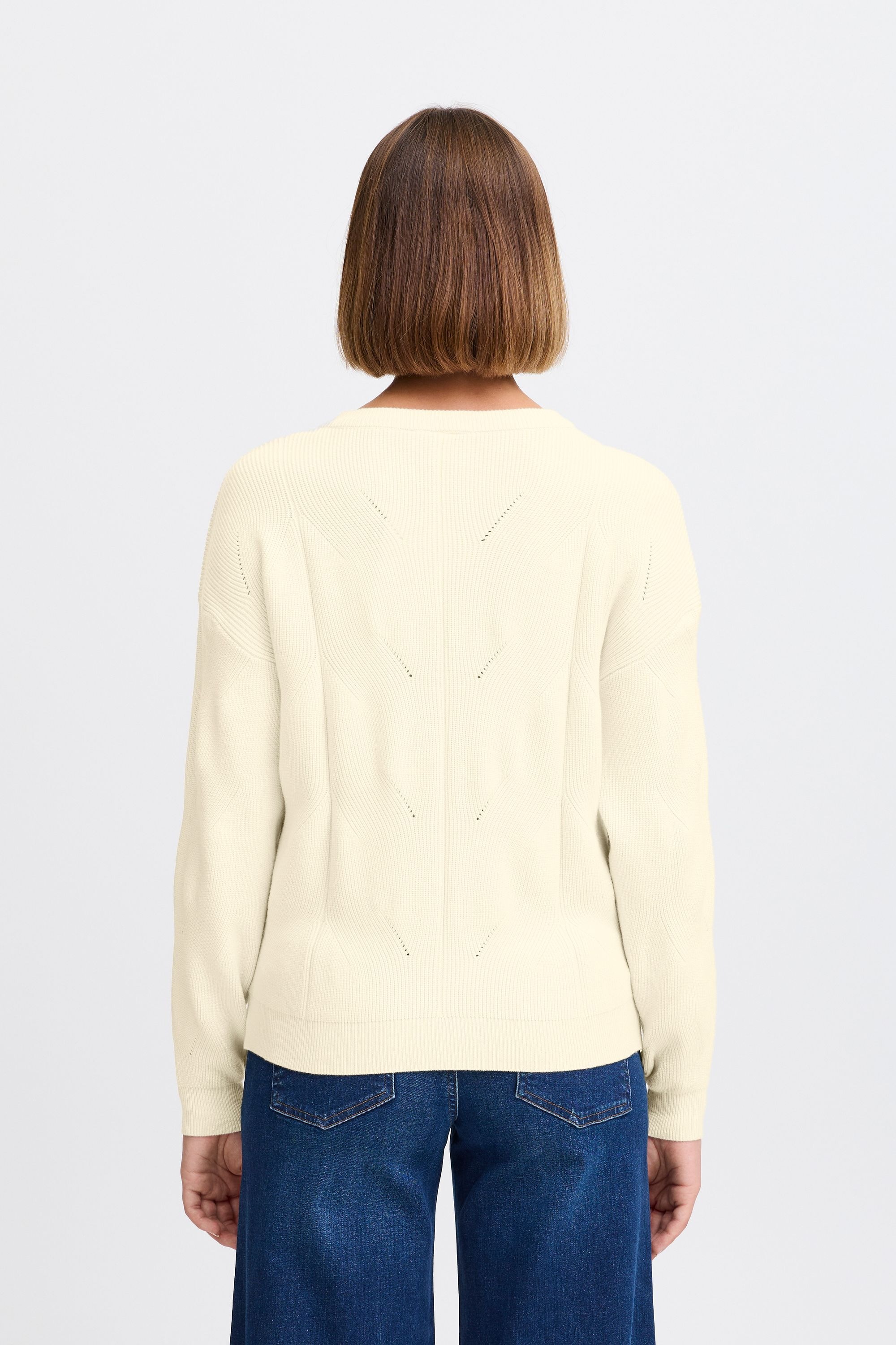 Ichi Strickfleece-Pullover »Strickpullover IHBoston«