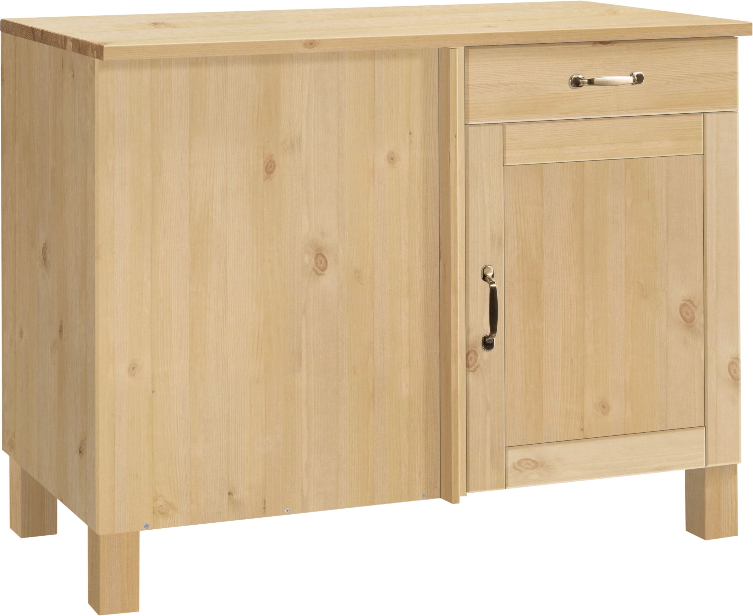 Home affaire Eckunterschrank »Alby« Breite 110 cm, 1 Tür und 1 Schublade