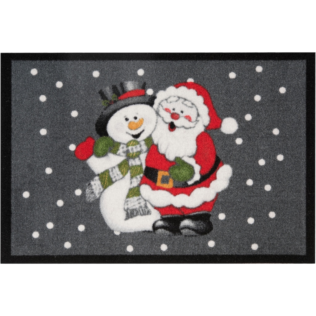 HANSE Home Fußmatte »Santa Snowman«, rechteckig