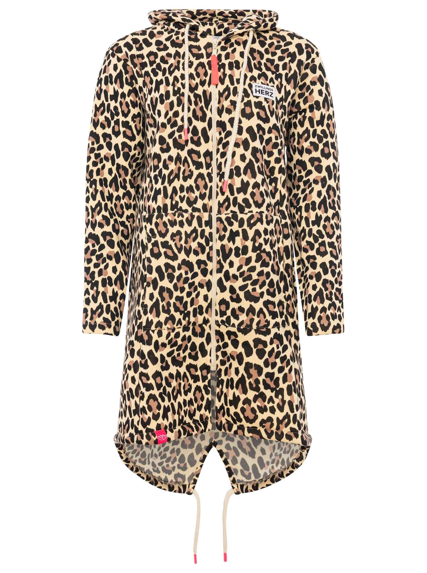 Zwillingsherz Kurzmantel »"Leo Allover"« gemustert, Taschen, Reißverschluß