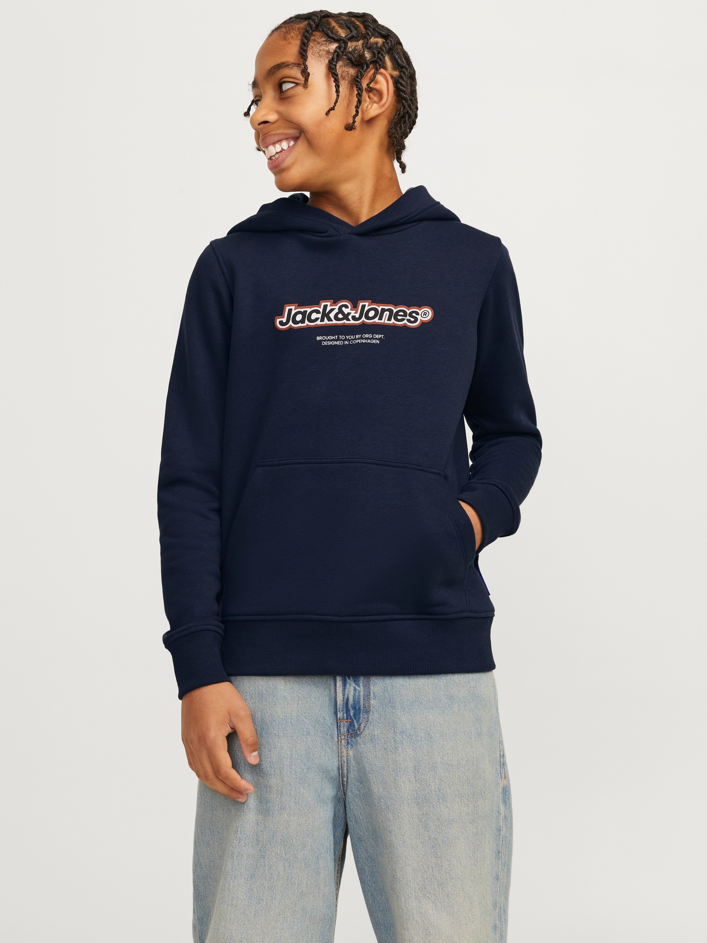 Kapuzensweatshirt »JORVESTERBRO NEWTON BRNDG SWEAT BF JNR«