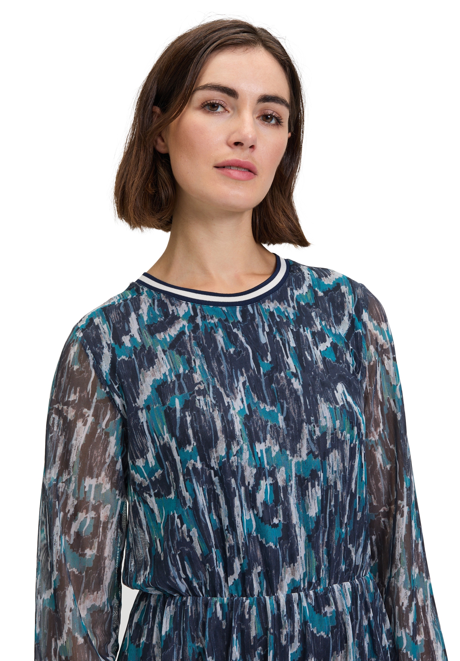 Betty&Co Bodykleid »Casual-Kleid mit Rundhalsausschnitt«
