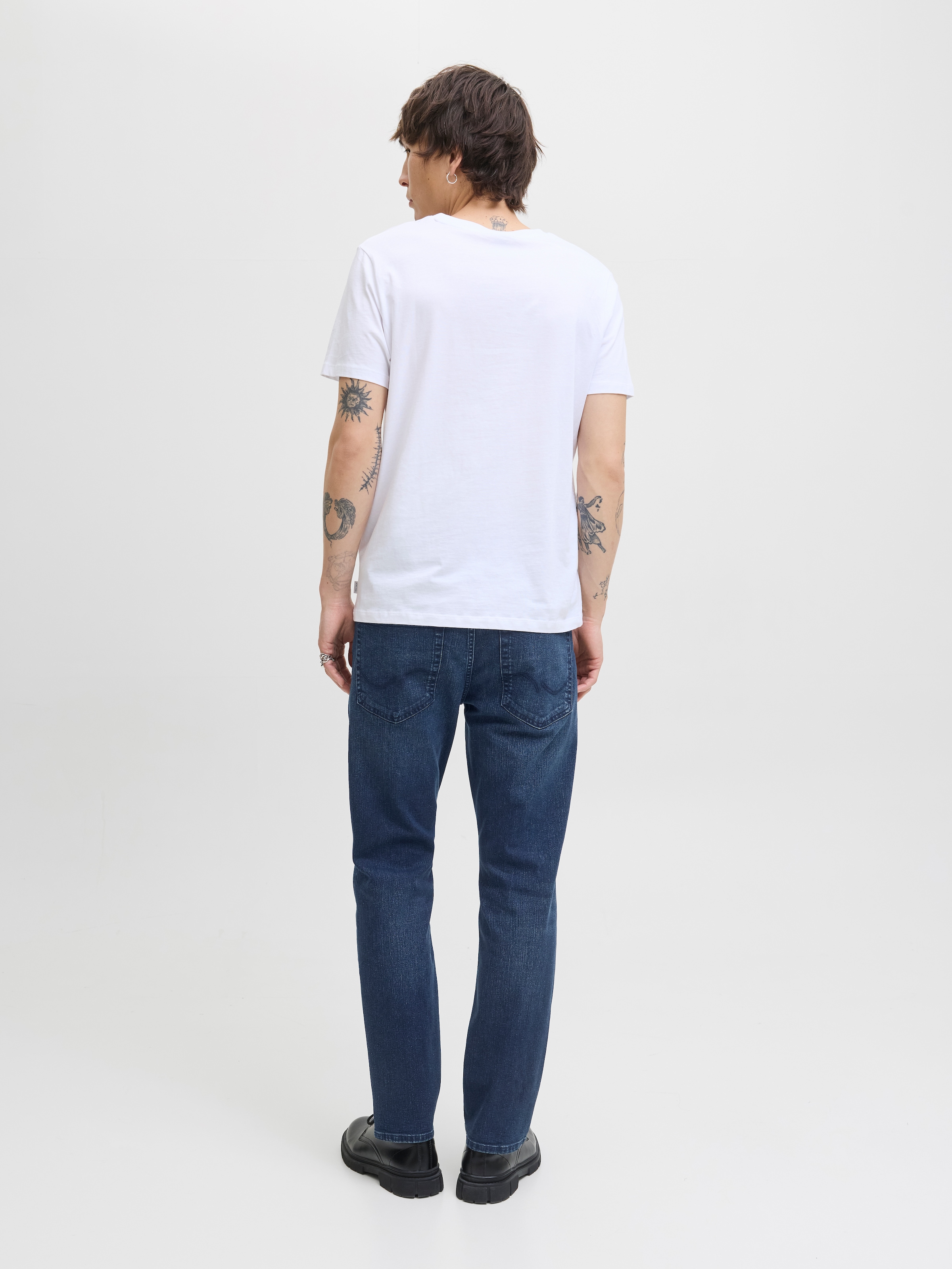Jack & Jones Straight-Jeans »JJICLARK JJORIGINAL SQ 2« Baumwollmischung, straight fit