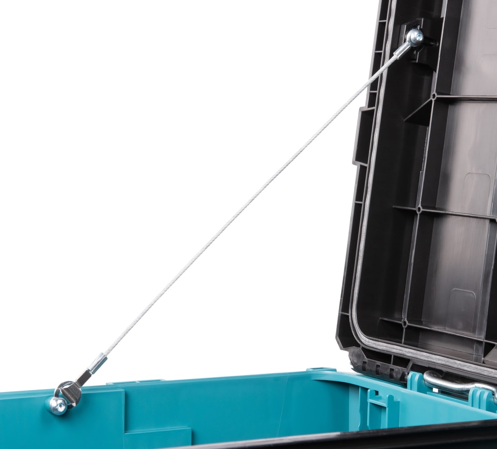 Makita Werkzeugbox »MAKTRAK  L »P-91017« max.45kg, 63,16L, Copolymer-Kunststoff« Effizientes Be- und Entladen mit dem MAKTRAK Koffer Sortiment
