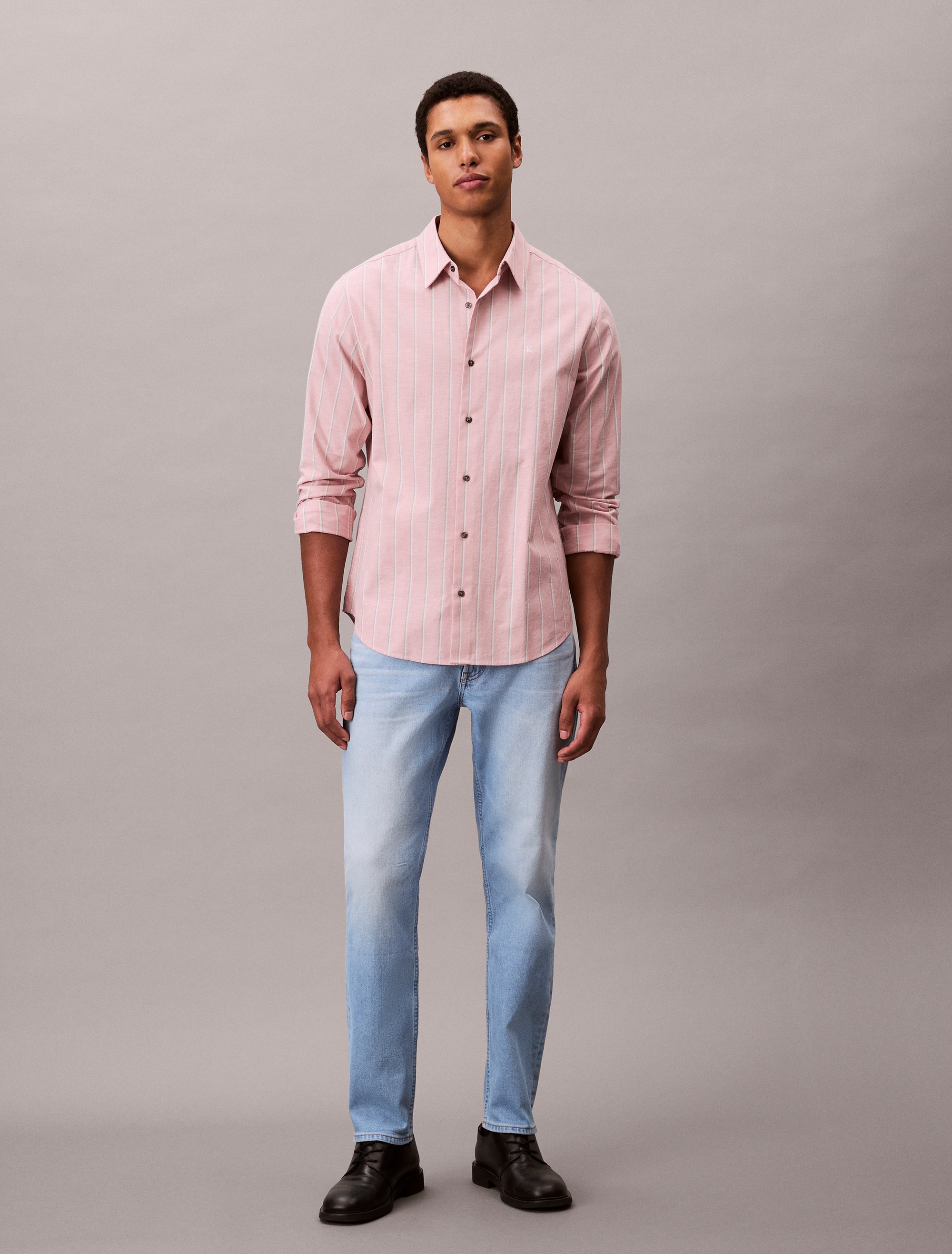 Calvin Klein Jeans Slim-fit-Jeans »SLIM JEAN REGEN« Mit Gürtelschlaufen in blau, Größe 33