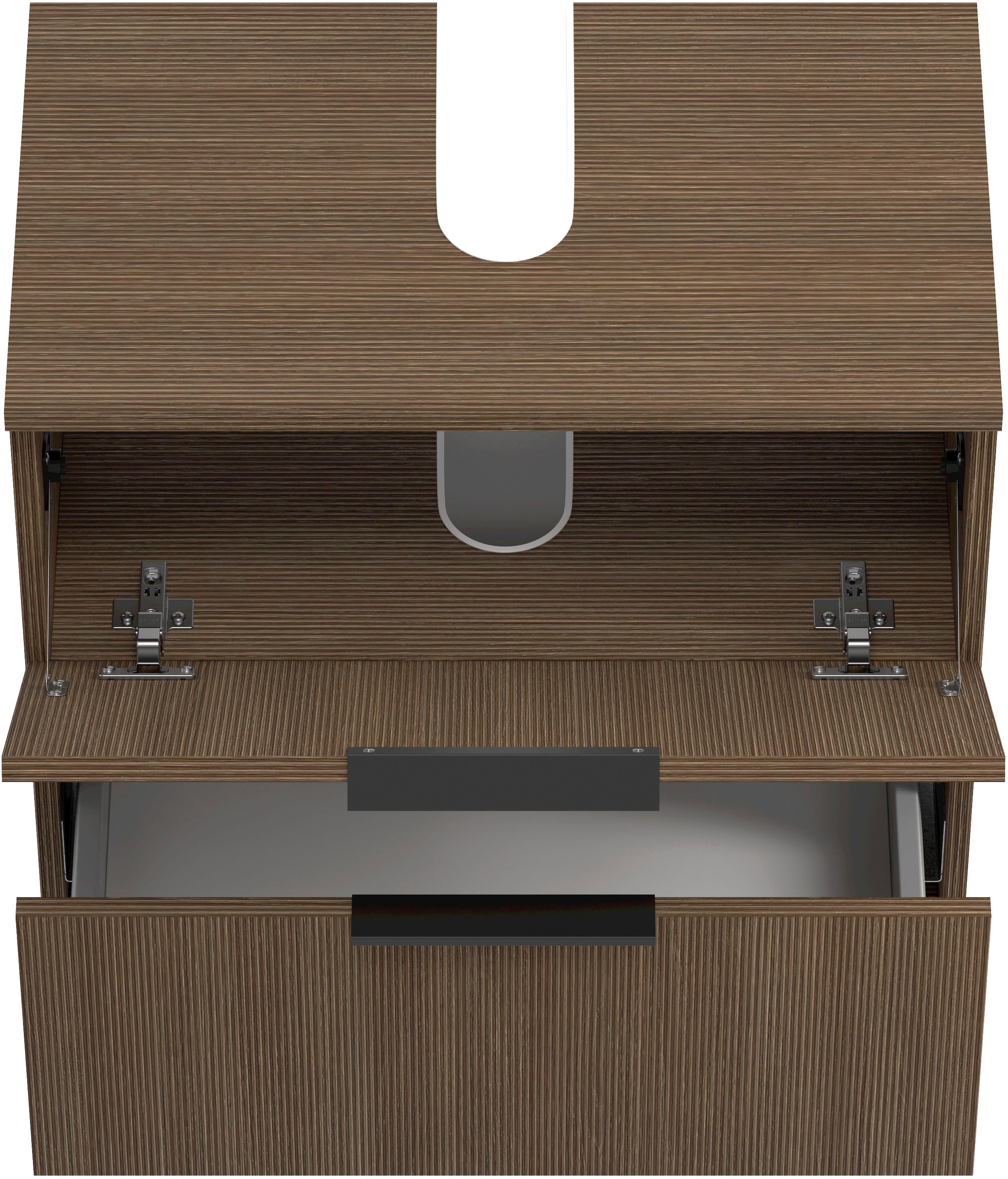 welltime Waschbeckenunterschrank »Lecce«, Welltime, Breite 60 cm, gedämpfte Scharniere und Softclose-Funktion