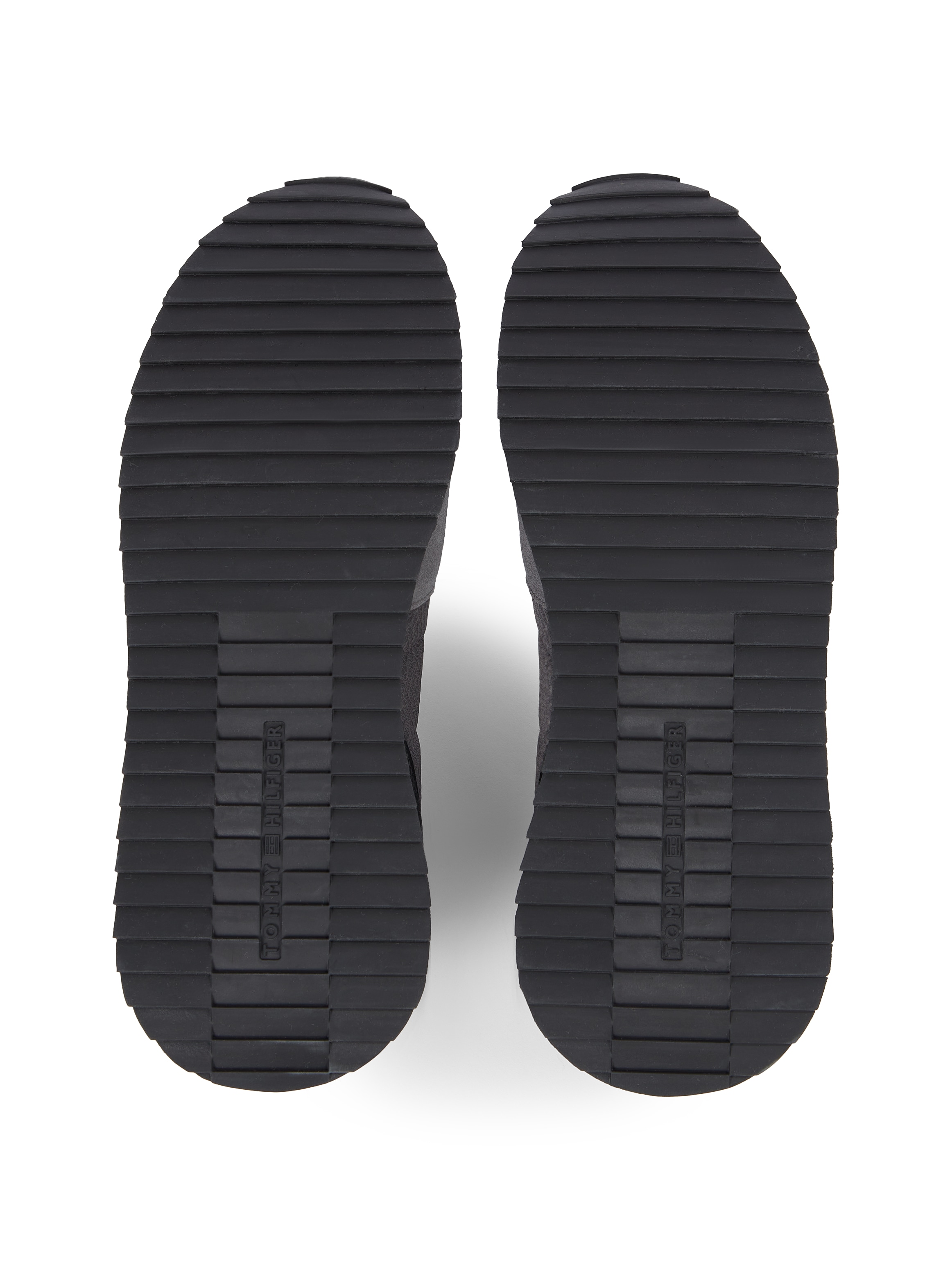 Tommy Hilfiger Sneaker »RUNNER EVO MIX BLOCK«, Freizeitschuh, Halbschuh, Schnürschuh mit Streifen in Tommy Farben