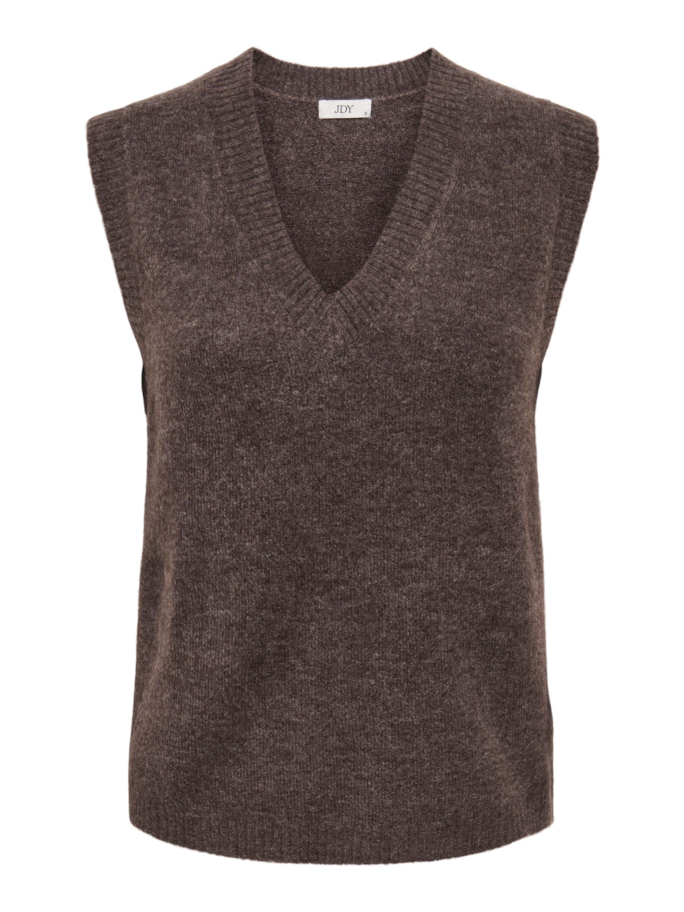 JDY Pullunder »JDYELANORA S/L VN VEST KNT NOOS« Materialmix mit Stretch
