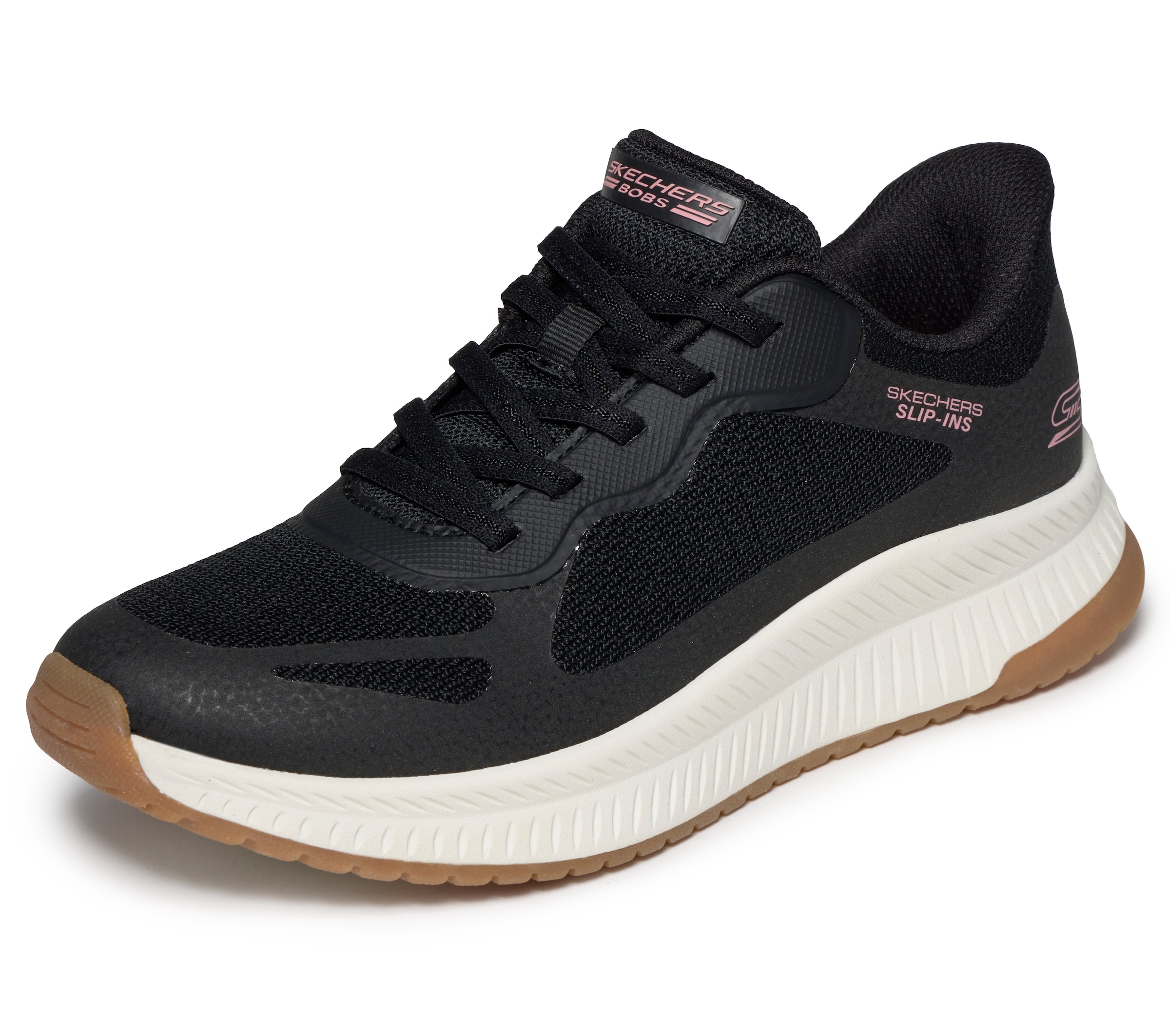 Skechers Slip-On Sneaker »BOBS SQUAD 4«  Slipper, Freizeitschuh, Halbschuh mit Memory Foam